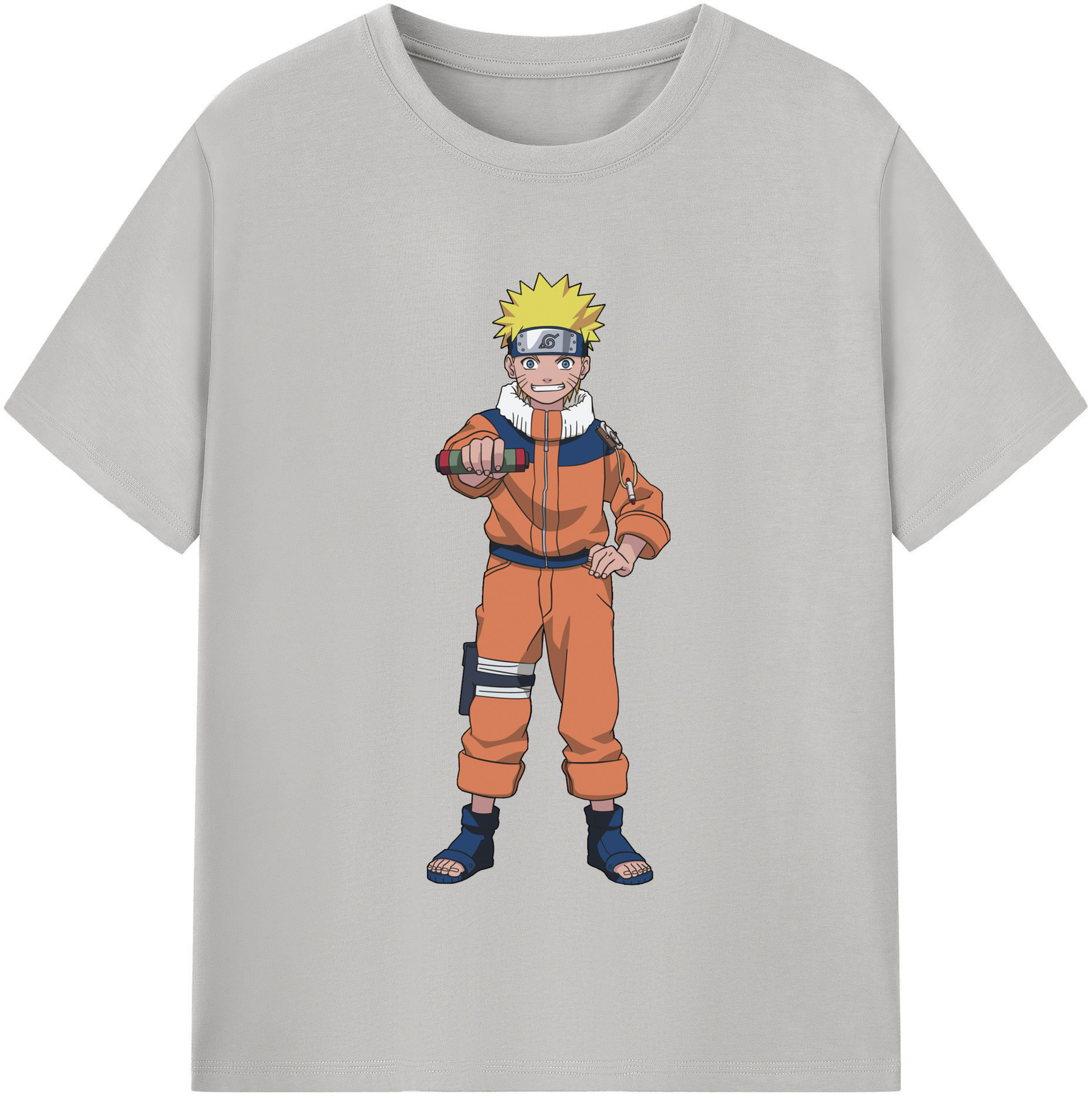 （画像用） NARUTO -ナルト- うずまき ナルト Uzumaki Naruto レディースカジュアルプリントTシャツ（綿100％）