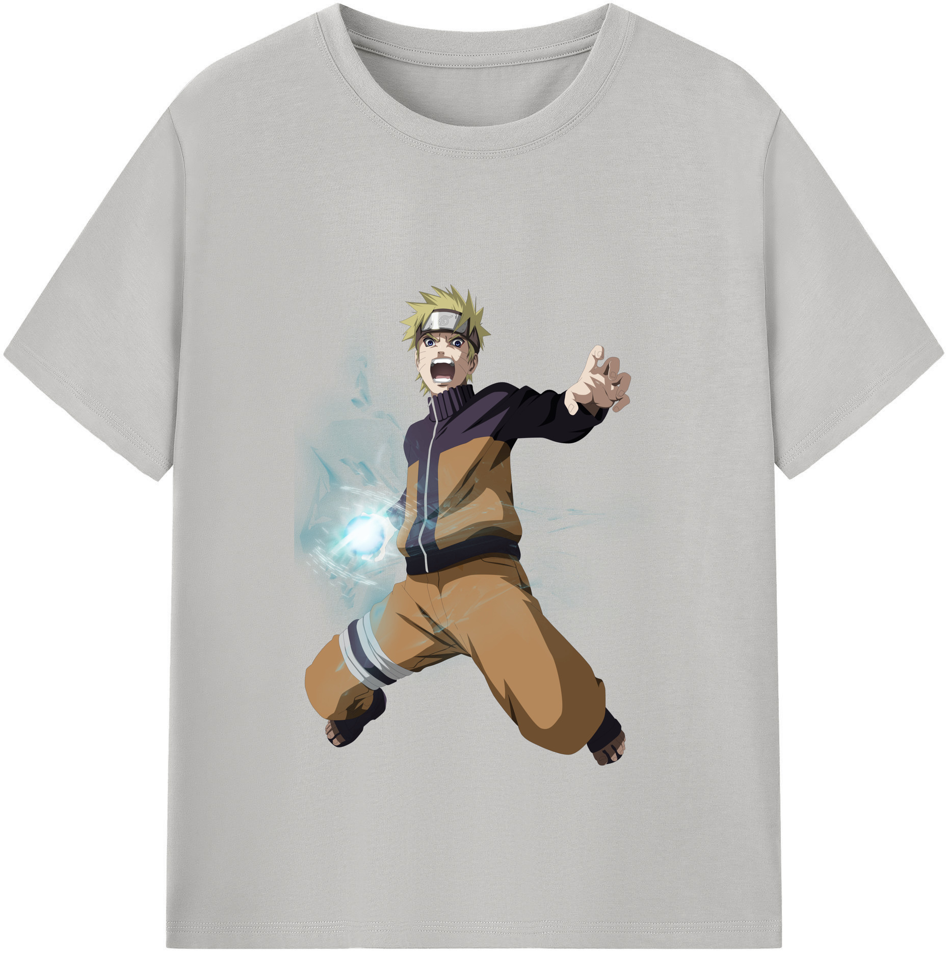 （画像用） NARUTO -ナルト- うずまき ナルト Uzumaki Naruto レディースカジュアルプリントTシャツ（綿100％）
