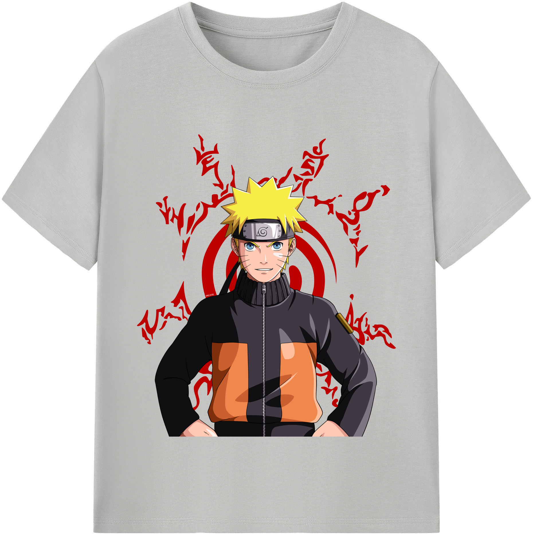 （画像用） NARUTO -ナルト- うずまき ナルト Uzumaki Naruto レディースカジュアルプリントTシャツ（綿100％）