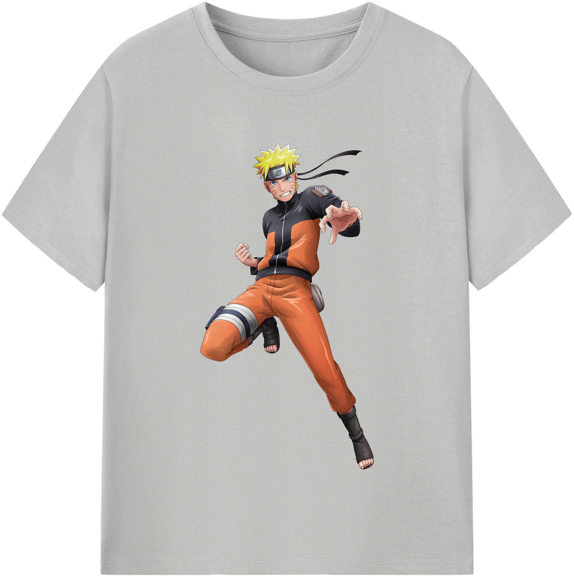 （画像用） NARUTO -ナルト- うずまき ナルト Uzumaki Naruto レディースカジュアルプリントTシャツ（綿100％）