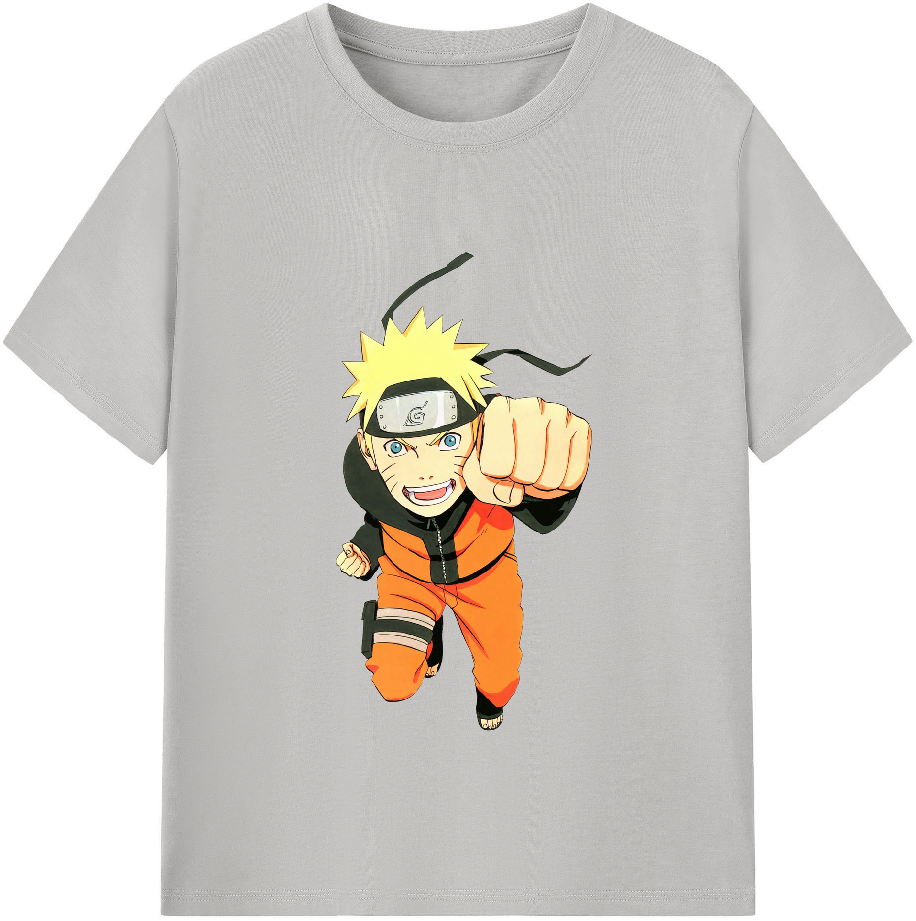 （画像用） NARUTO -ナルト- うずまき ナルト Uzumaki Naruto レディースカジュアルプリントTシャツ（綿100％）
