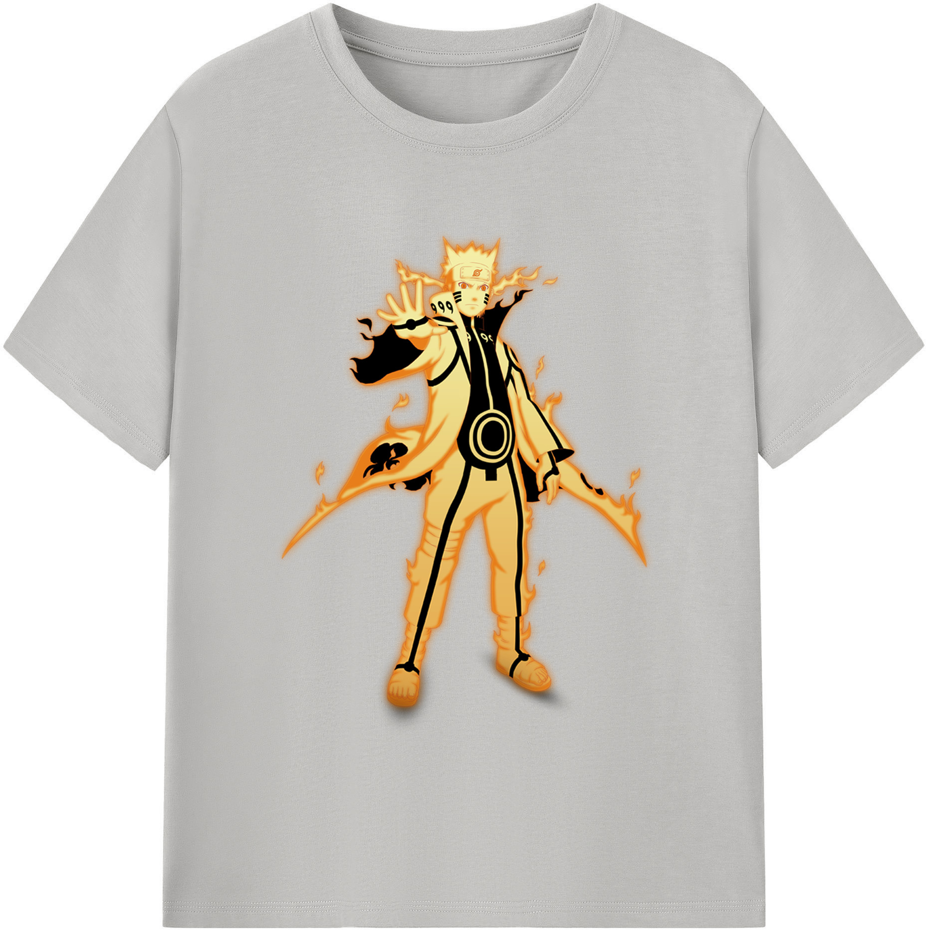 （画像用） NARUTO -ナルト- うずまき ナルト Uzumaki Naruto レディースカジュアルプリントTシャツ（綿100％）