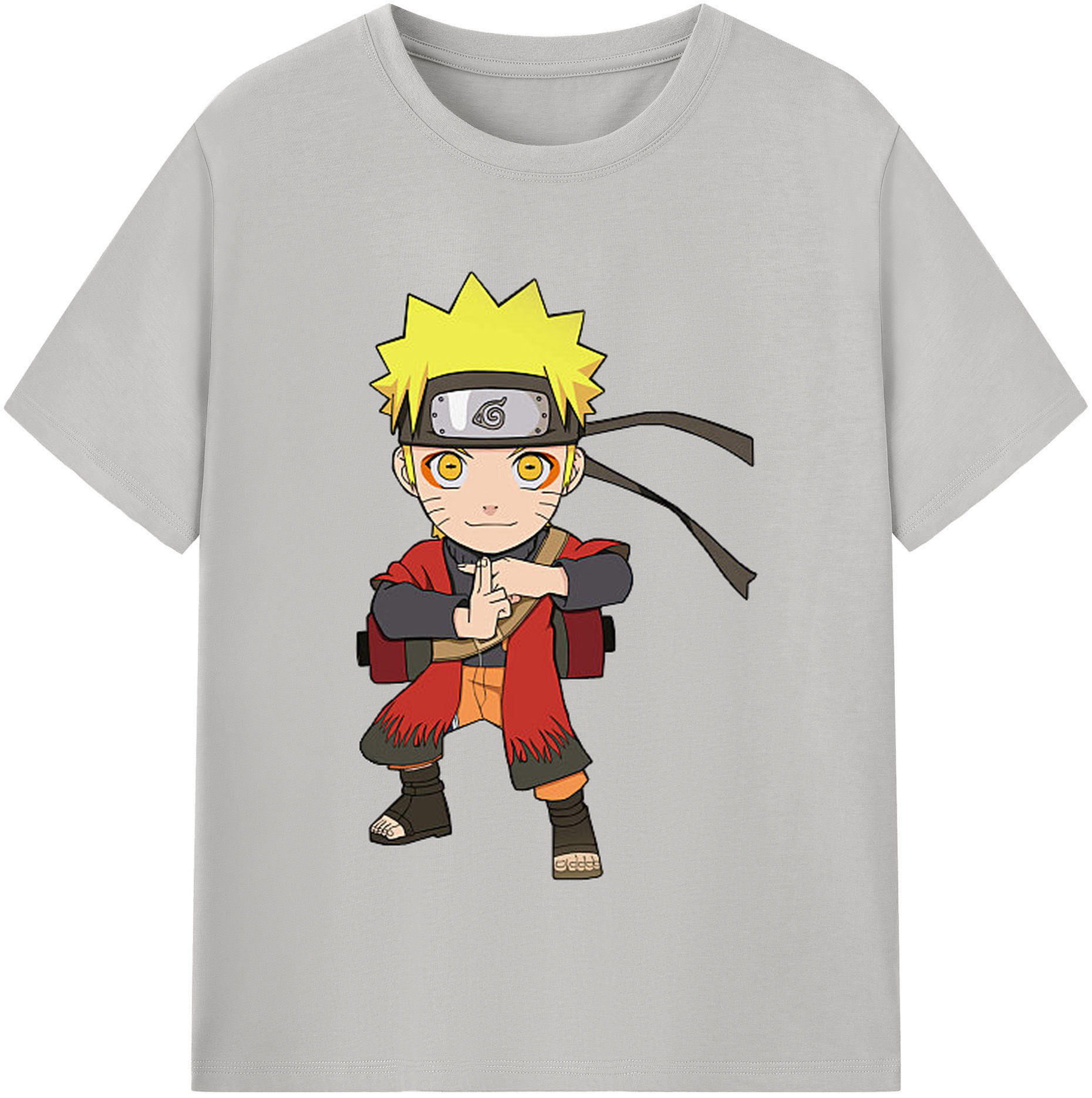 （画像用） NARUTO -ナルト- うずまき ナルト Uzumaki Naruto レディースカジュアルプリントTシャツ（綿100％）