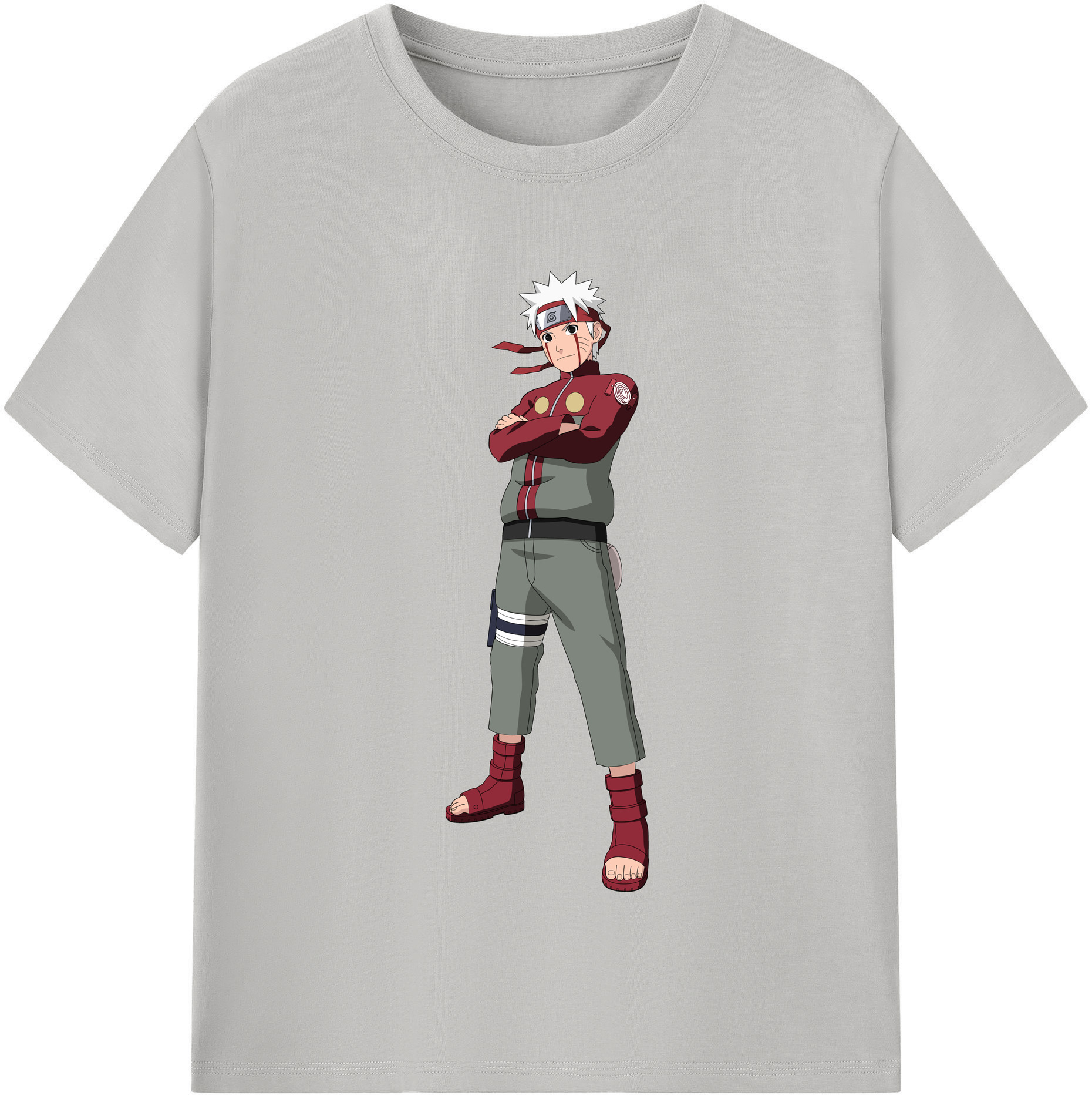 （画像用） NARUTO -ナルト- うずまき ナルト Uzumaki Naruto レディースカジュアルプリントTシャツ（綿100％）