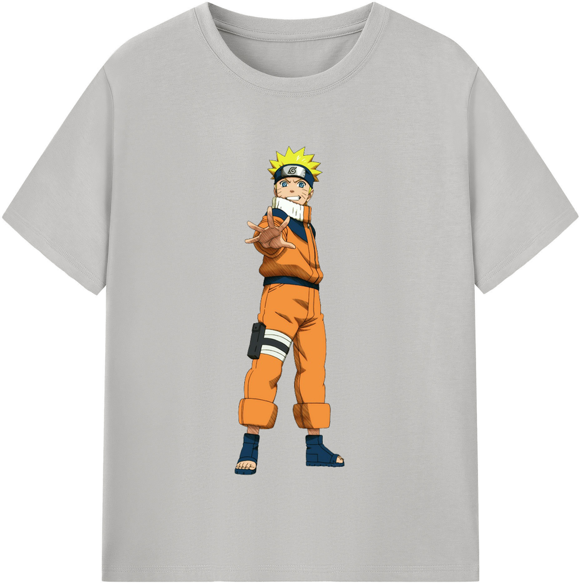 （画像用） NARUTO -ナルト- うずまき ナルト Uzumaki Naruto レディースカジュアルプリントTシャツ（綿100％）