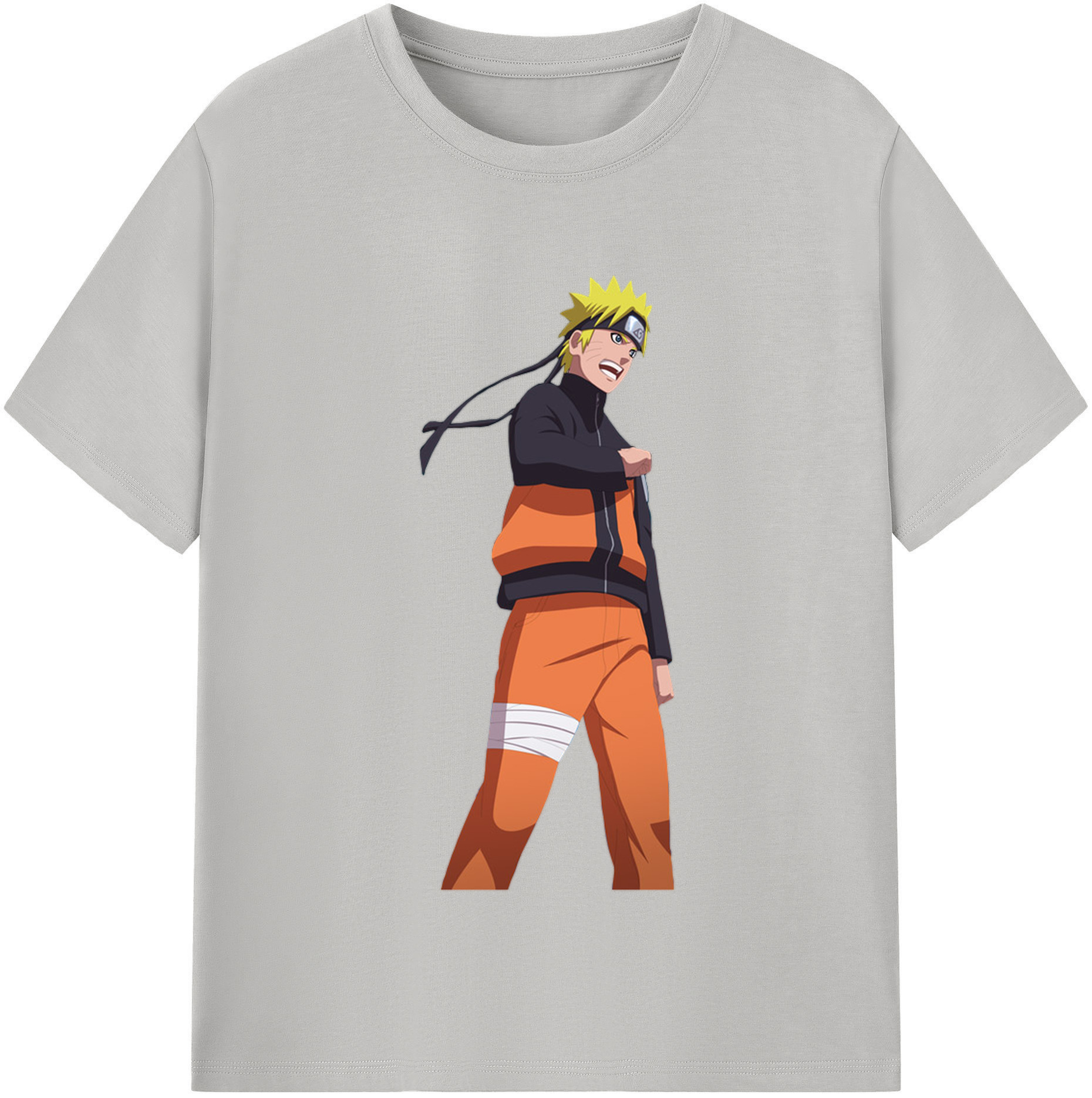 （画像用） NARUTO -ナルト- うずまき ナルト Uzumaki Naruto レディースカジュアルプリントTシャツ（綿100％）
