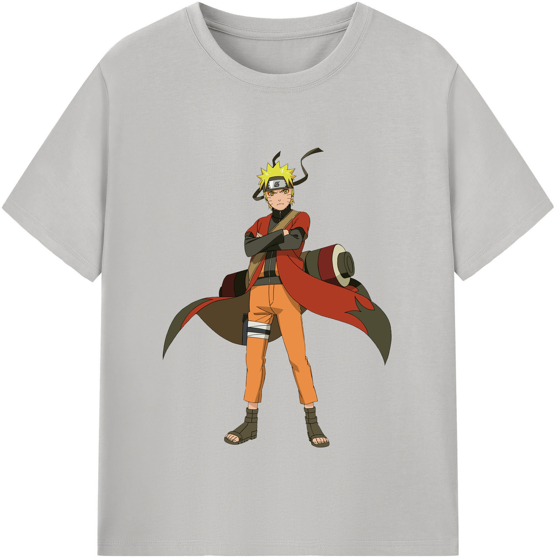 （画像用） NARUTO -ナルト- うずまき ナルト Uzumaki Naruto レディースカジュアルプリントTシャツ（綿100％）