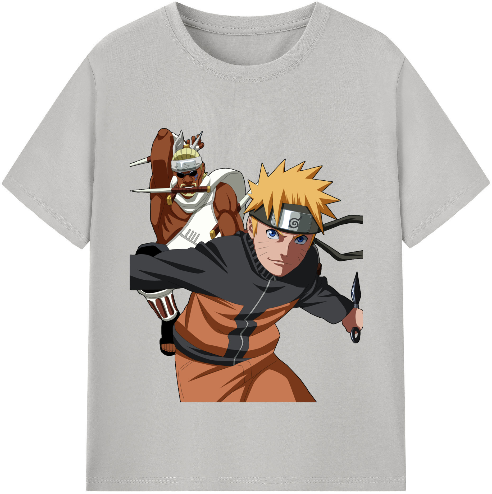 （画像用） NARUTO -ナルト- うずまき ナルト Uzumaki Naruto レディースカジュアルプリントTシャツ（綿100％）