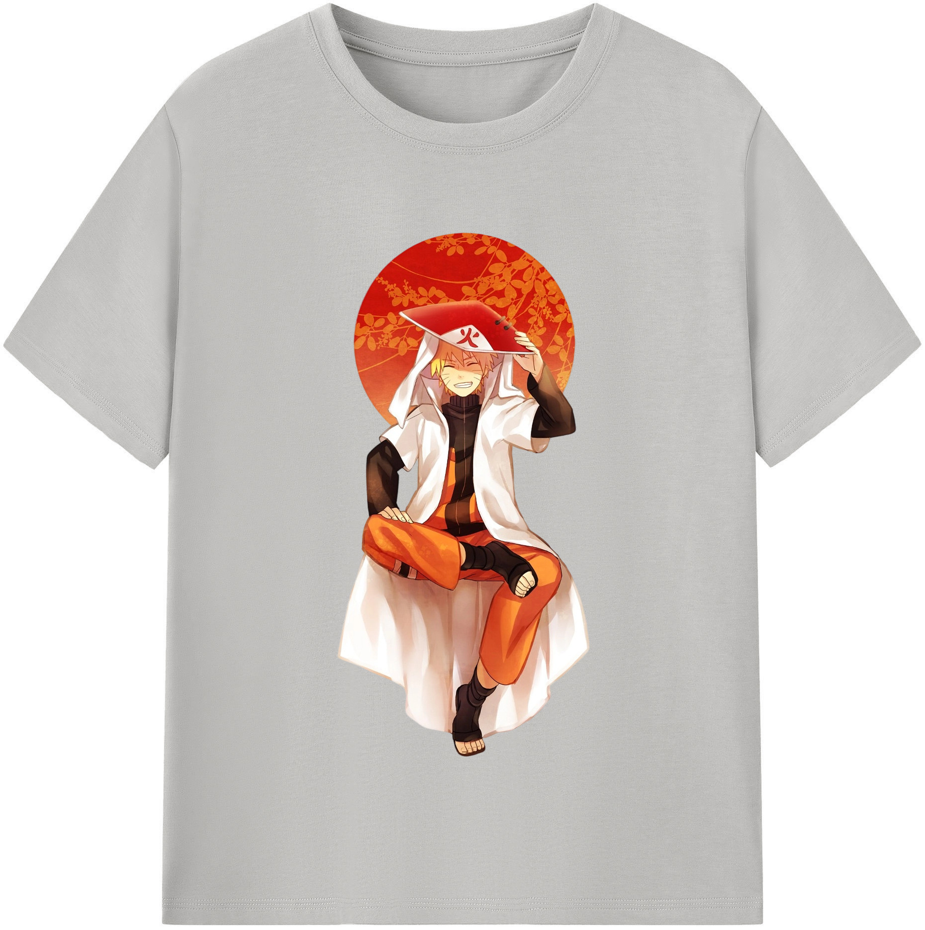 （画像用） NARUTO -ナルト- うずまき ナルト Uzumaki Naruto レディースカジュアルプリントTシャツ（綿100％）