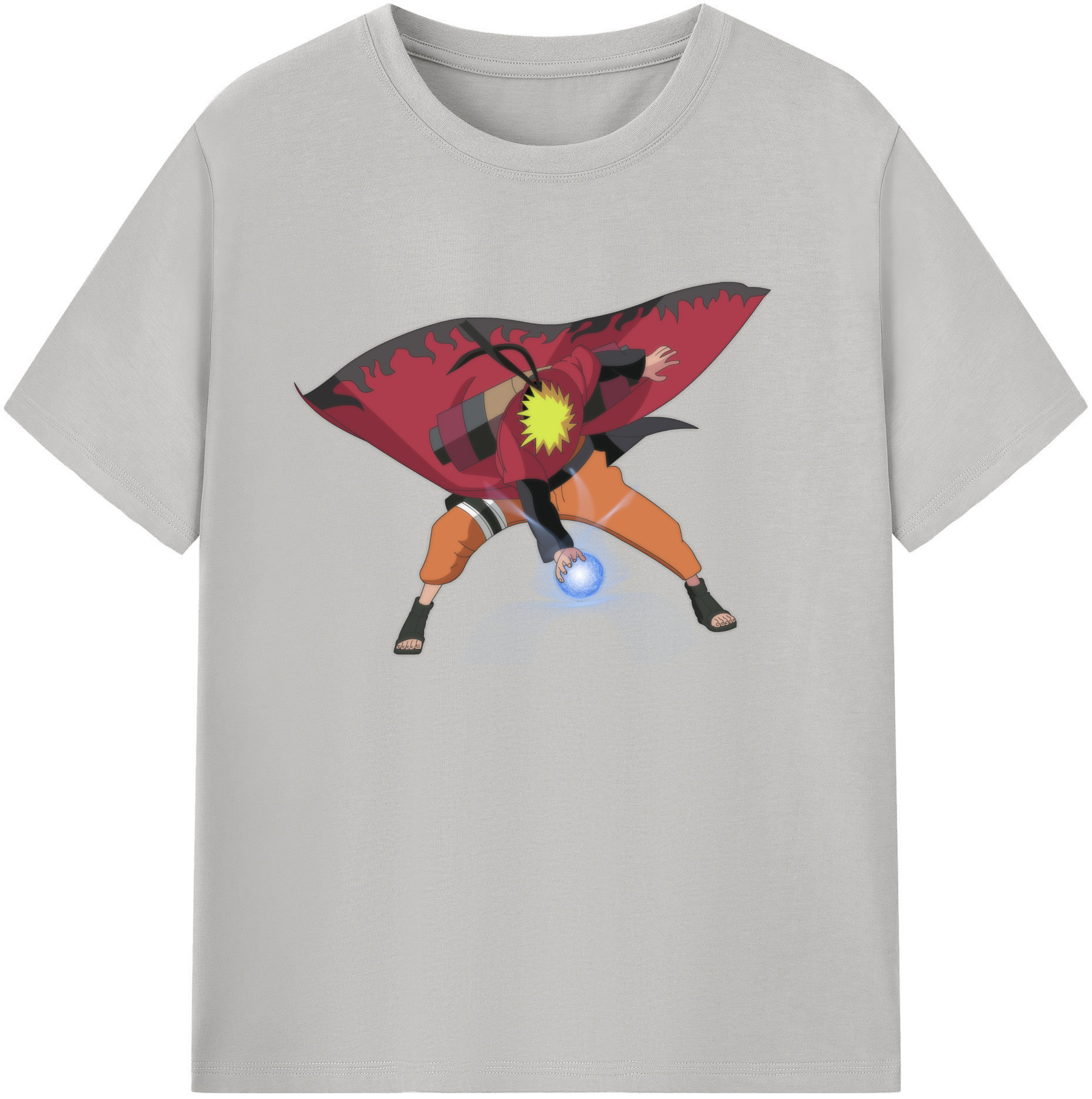 （画像用） NARUTO -ナルト- うずまき ナルト Uzumaki Naruto レディースカジュアルプリントTシャツ（綿100％）