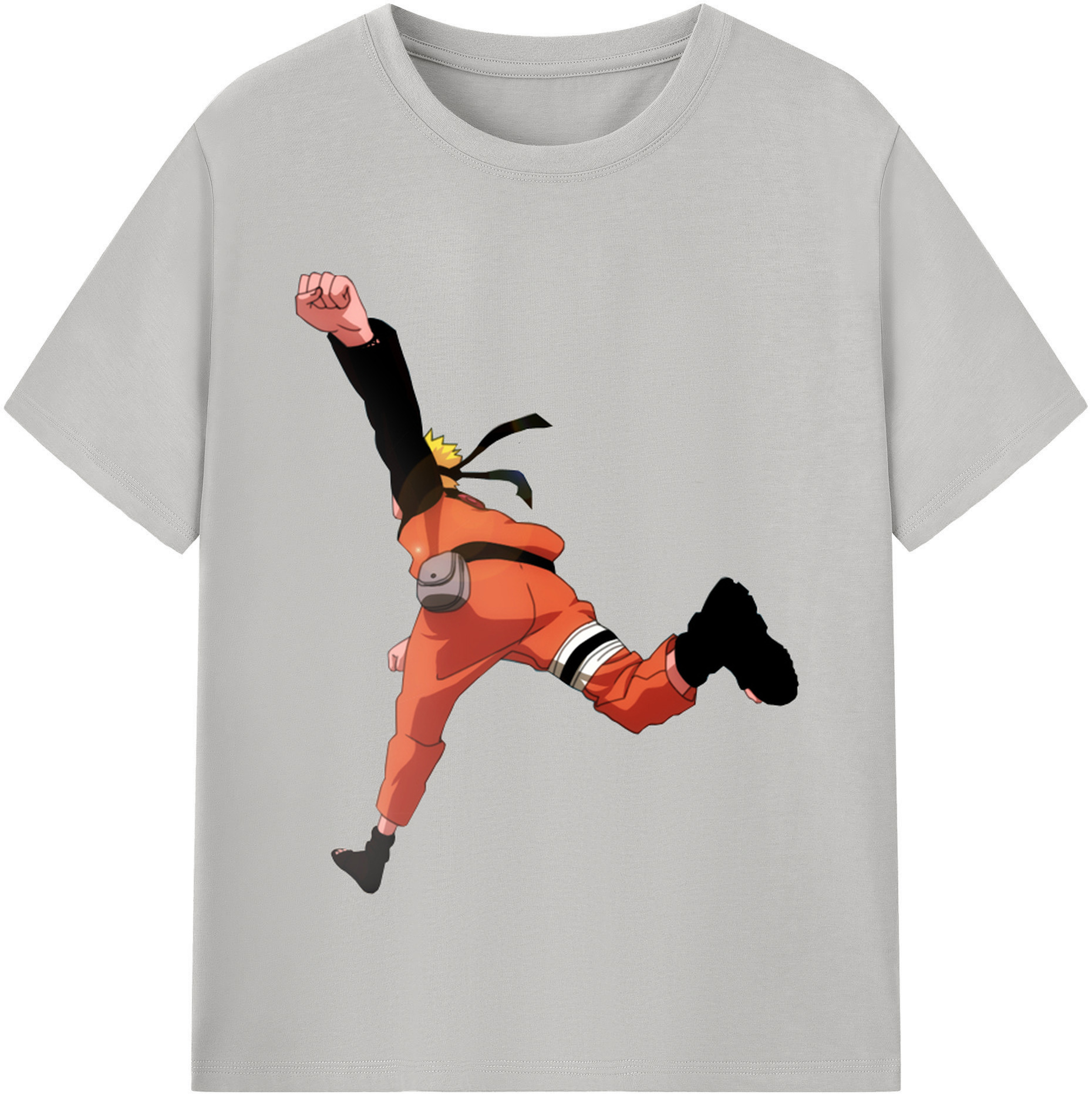 （画像用） NARUTO -ナルト- うずまき ナルト Uzumaki Naruto レディースカジュアルプリントTシャツ（綿100％）