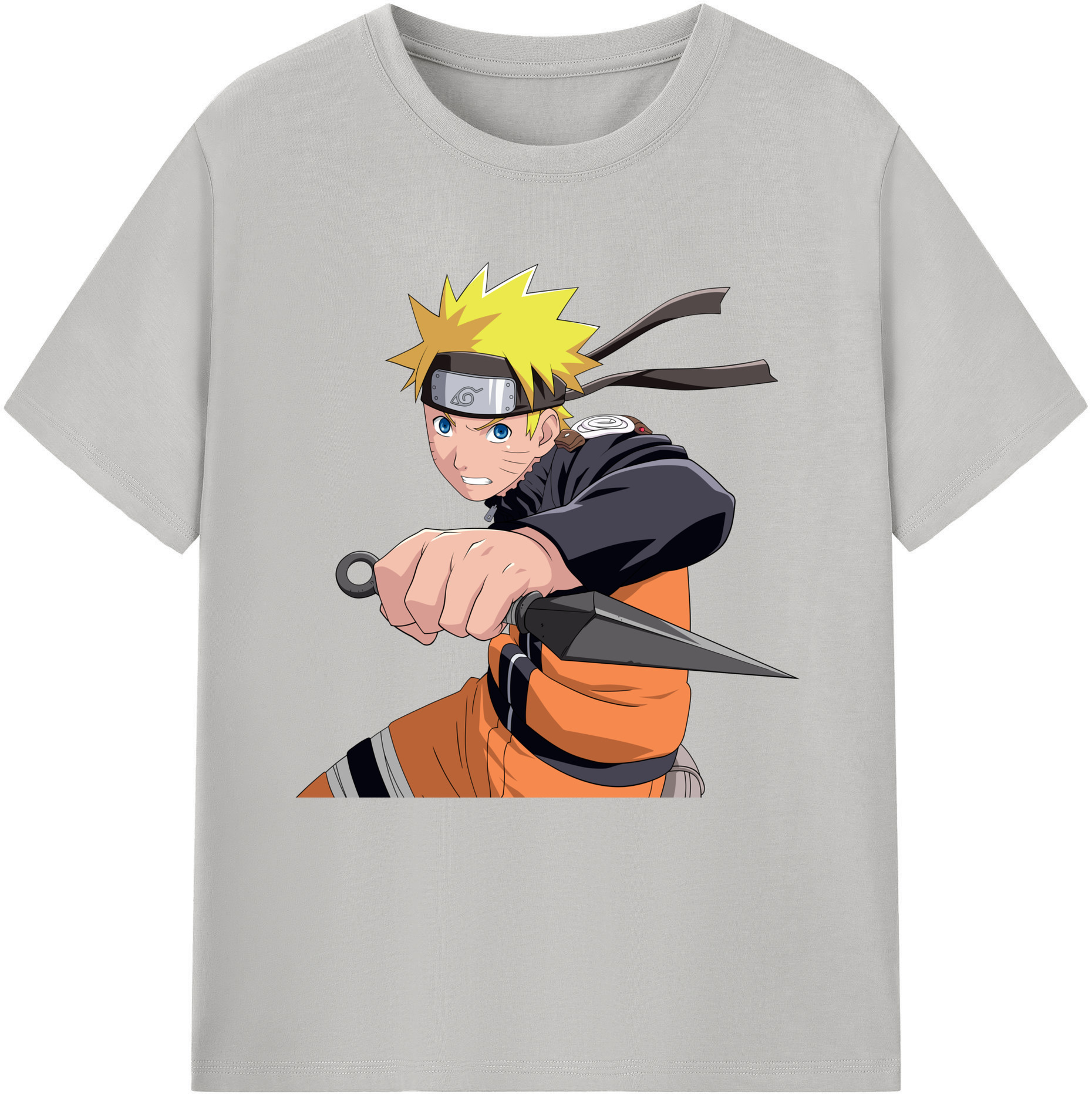 （画像用） NARUTO -ナルト- うずまき ナルト Uzumaki Naruto レディースカジュアルプリントTシャツ（綿100％）