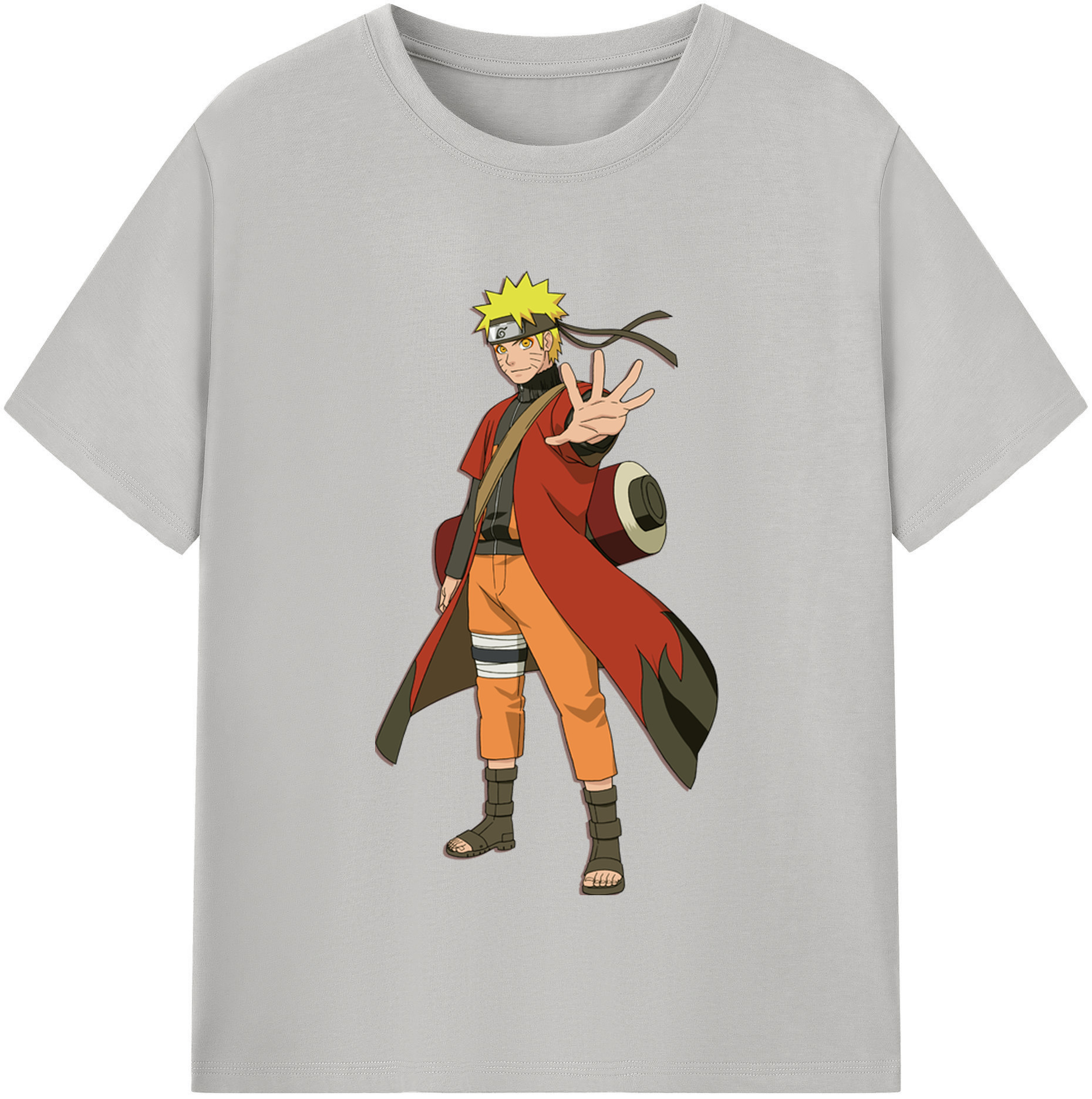 （画像用） NARUTO -ナルト- うずまき ナルト Uzumaki Naruto レディースカジュアルプリントTシャツ（綿100％）