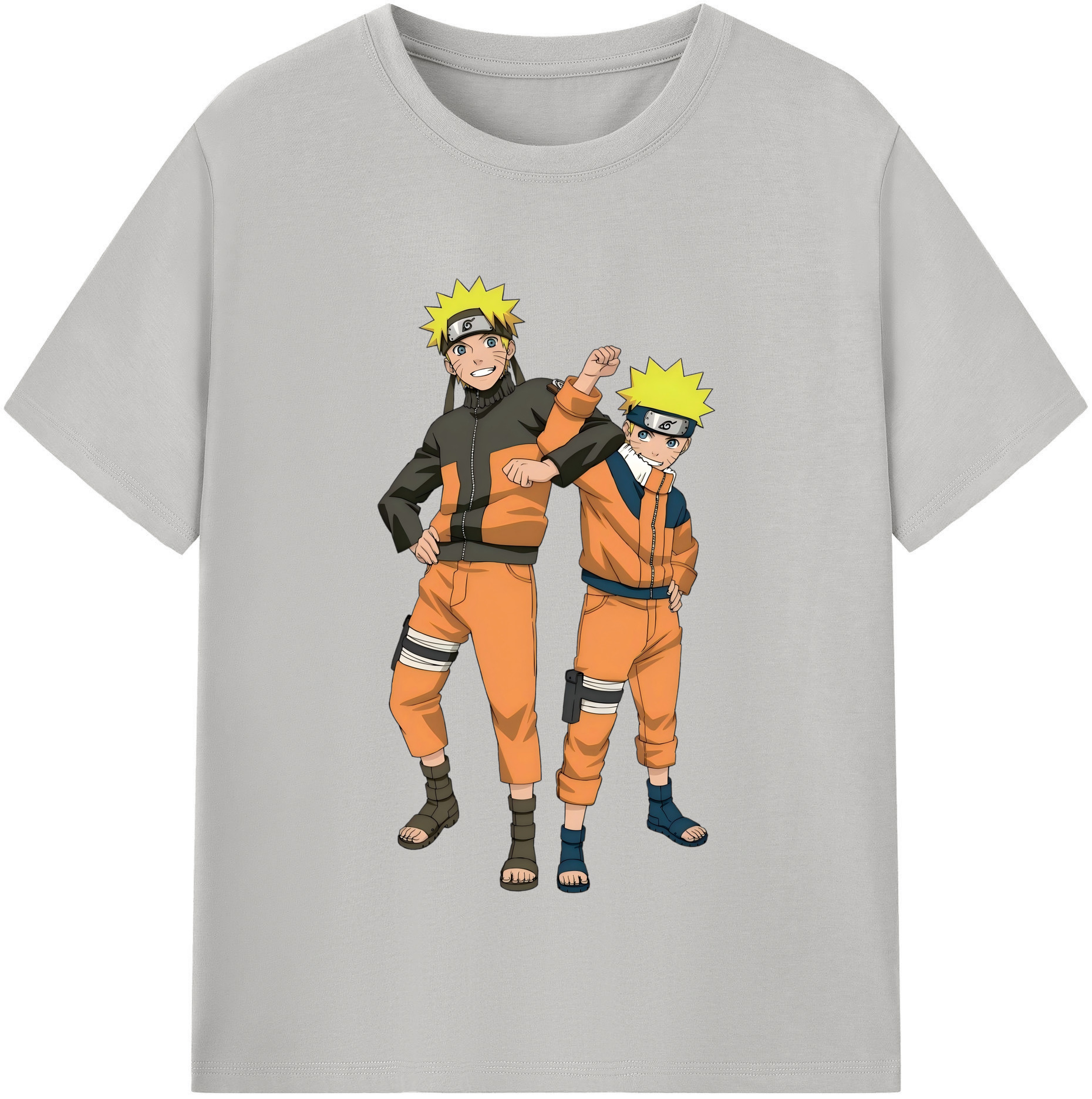 （画像用） NARUTO -ナルト- うずまき ナルト Uzumaki Naruto レディースカジュアルプリントTシャツ（綿100％）
