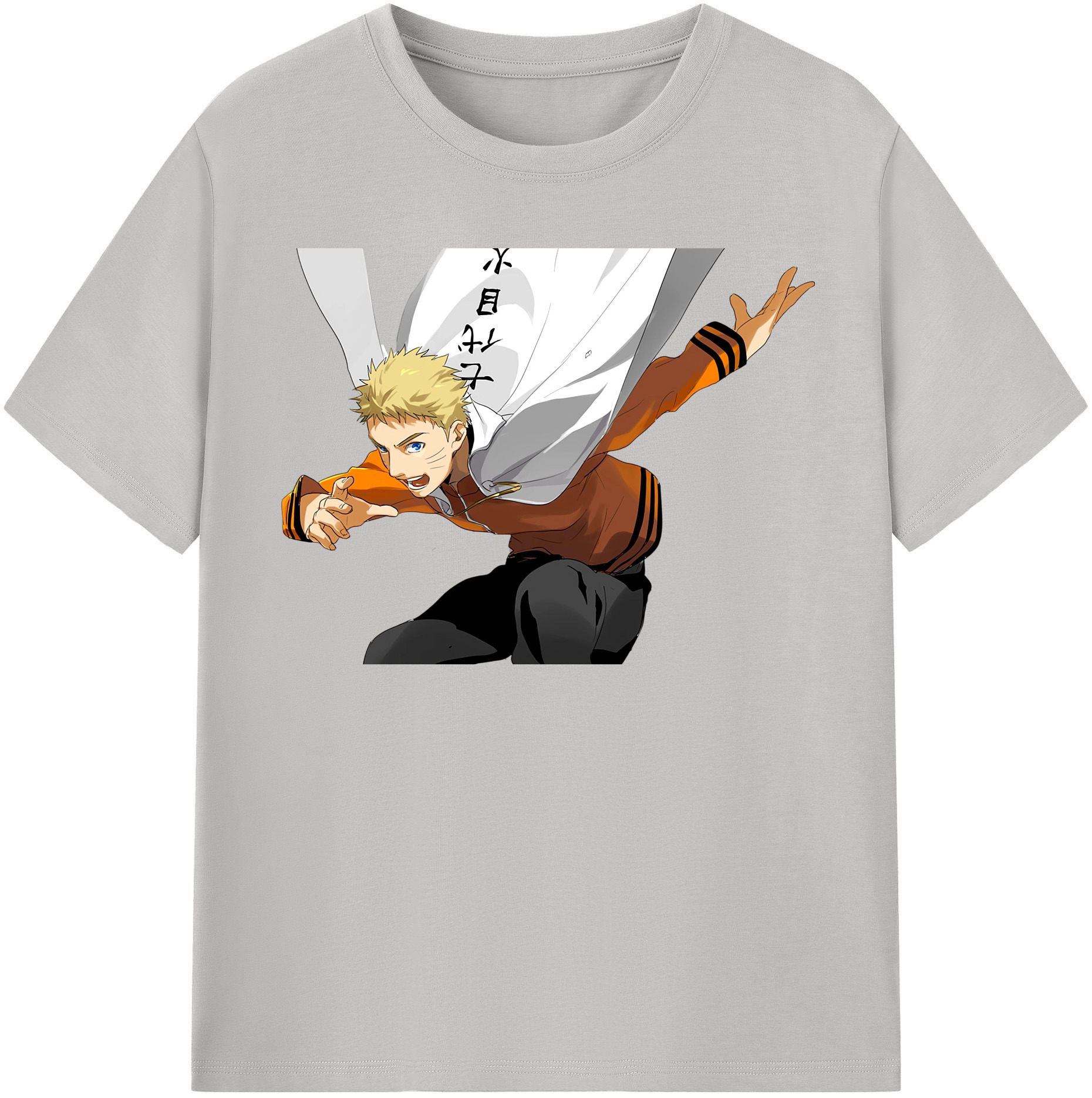 （画像用） NARUTO -ナルト- うずまき ナルト Uzumaki Naruto レディースカジュアルプリントTシャツ（綿100％）