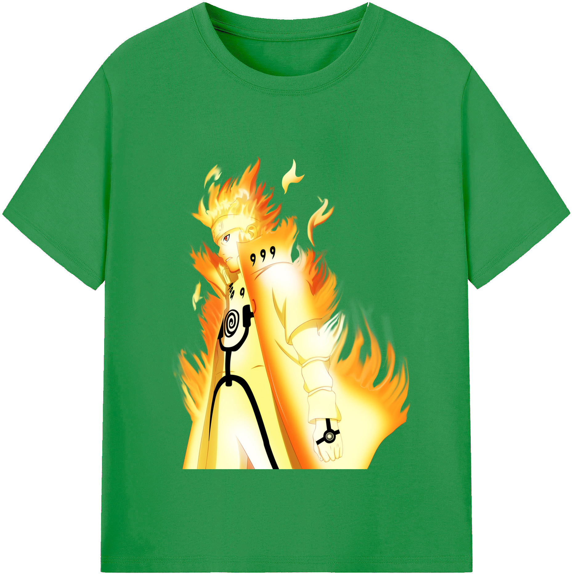 （画像用） NARUTO -ナルト- うずまき ナルト Uzumaki Naruto レディースカジュアルプリントTシャツ（綿100％）