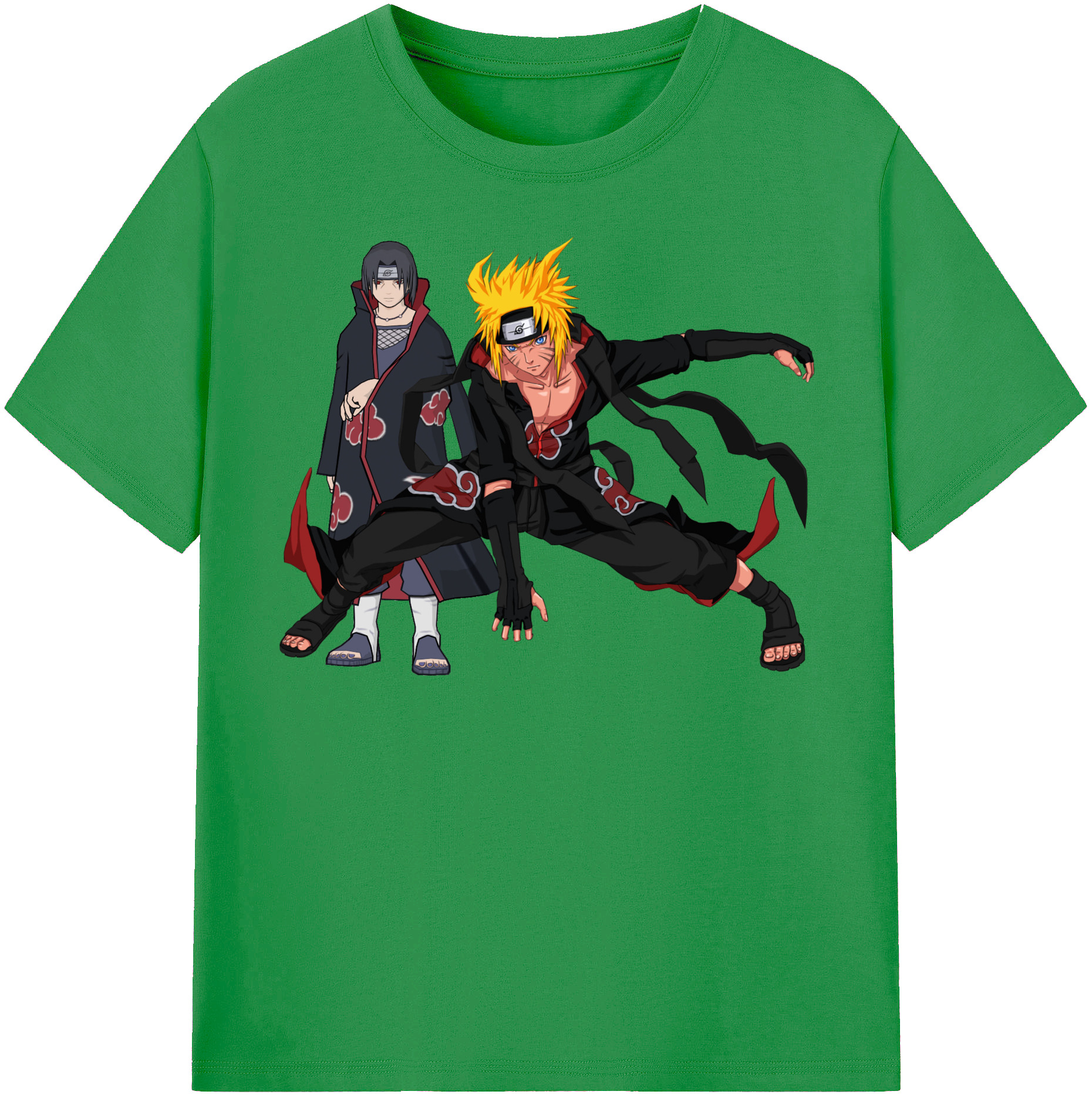 （画像用） NARUTO -ナルト- うずまき ナルト Uzumaki Naruto レディースカジュアルプリントTシャツ（綿100％）