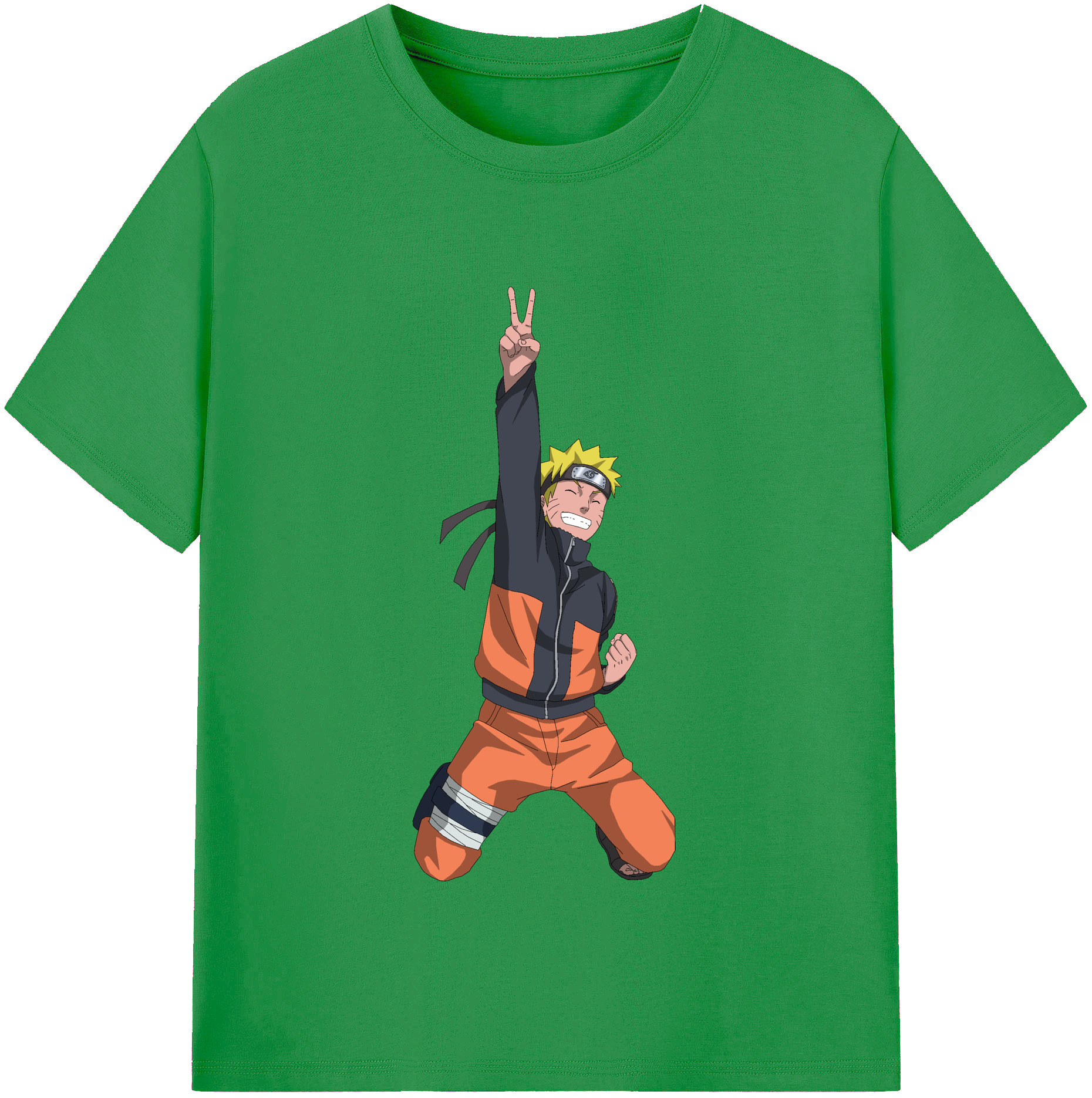 （画像用） NARUTO -ナルト- うずまき ナルト Uzumaki Naruto レディースカジュアルプリントTシャツ（綿100％）