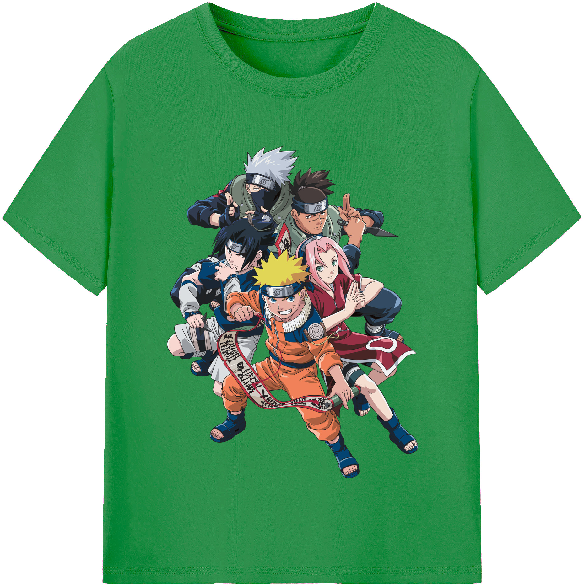 （画像用） NARUTO -ナルト- うずまき ナルト Uzumaki Naruto レディースカジュアルプリントTシャツ（綿100％）
