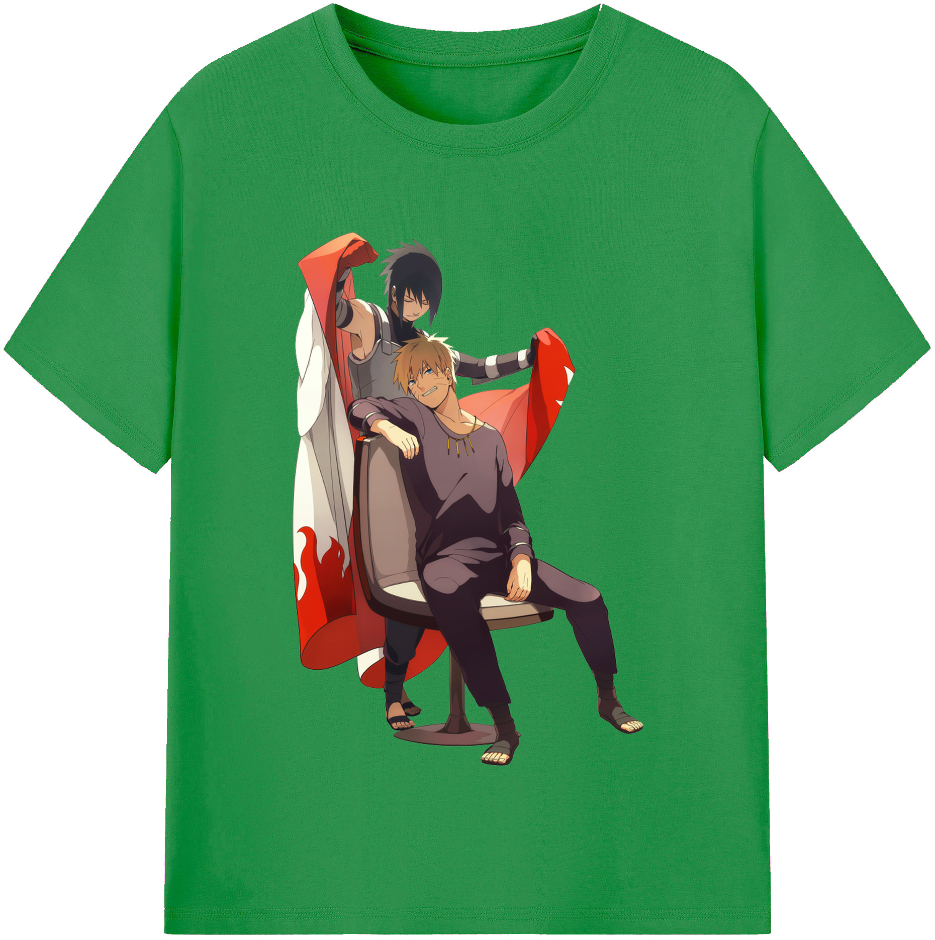 （画像用） NARUTO -ナルト- うずまき ナルト Uzumaki Naruto レディースカジュアルプリントTシャツ（綿100％）
