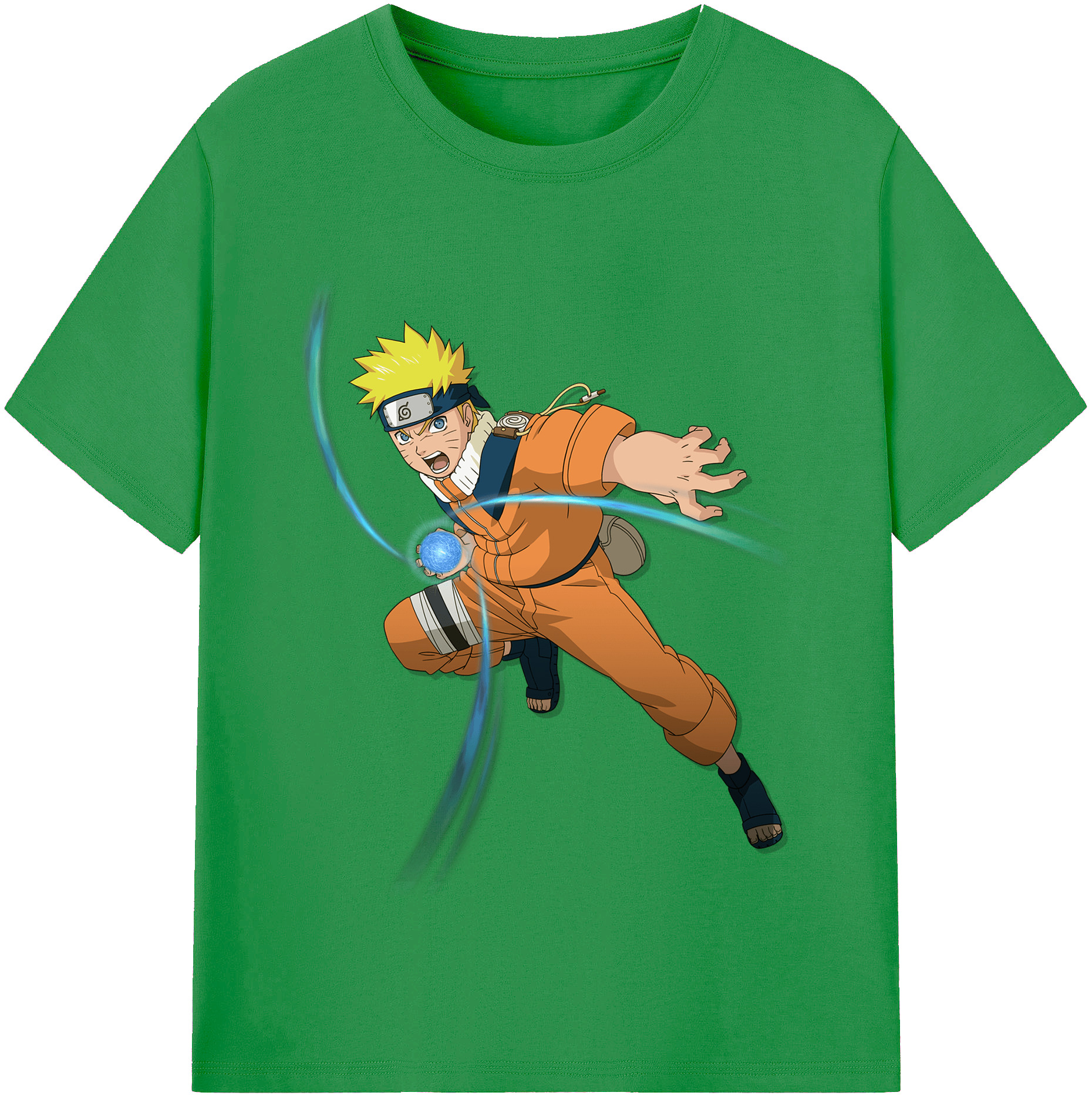 （画像用） NARUTO -ナルト- うずまき ナルト Uzumaki Naruto レディースカジュアルプリントTシャツ（綿100％）