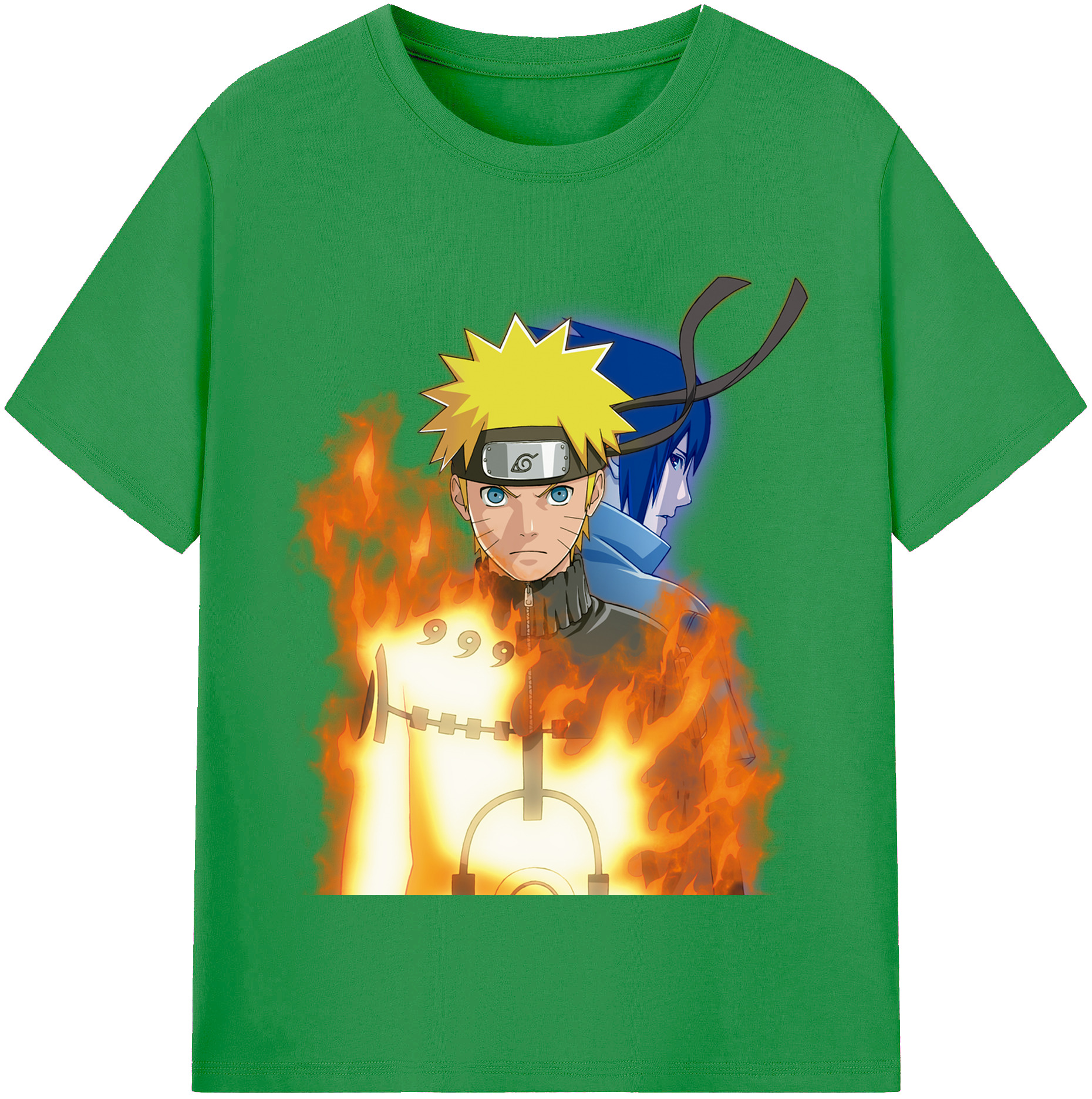 （画像用） NARUTO -ナルト- うずまき ナルト Uzumaki Naruto レディースカジュアルプリントTシャツ（綿100％）