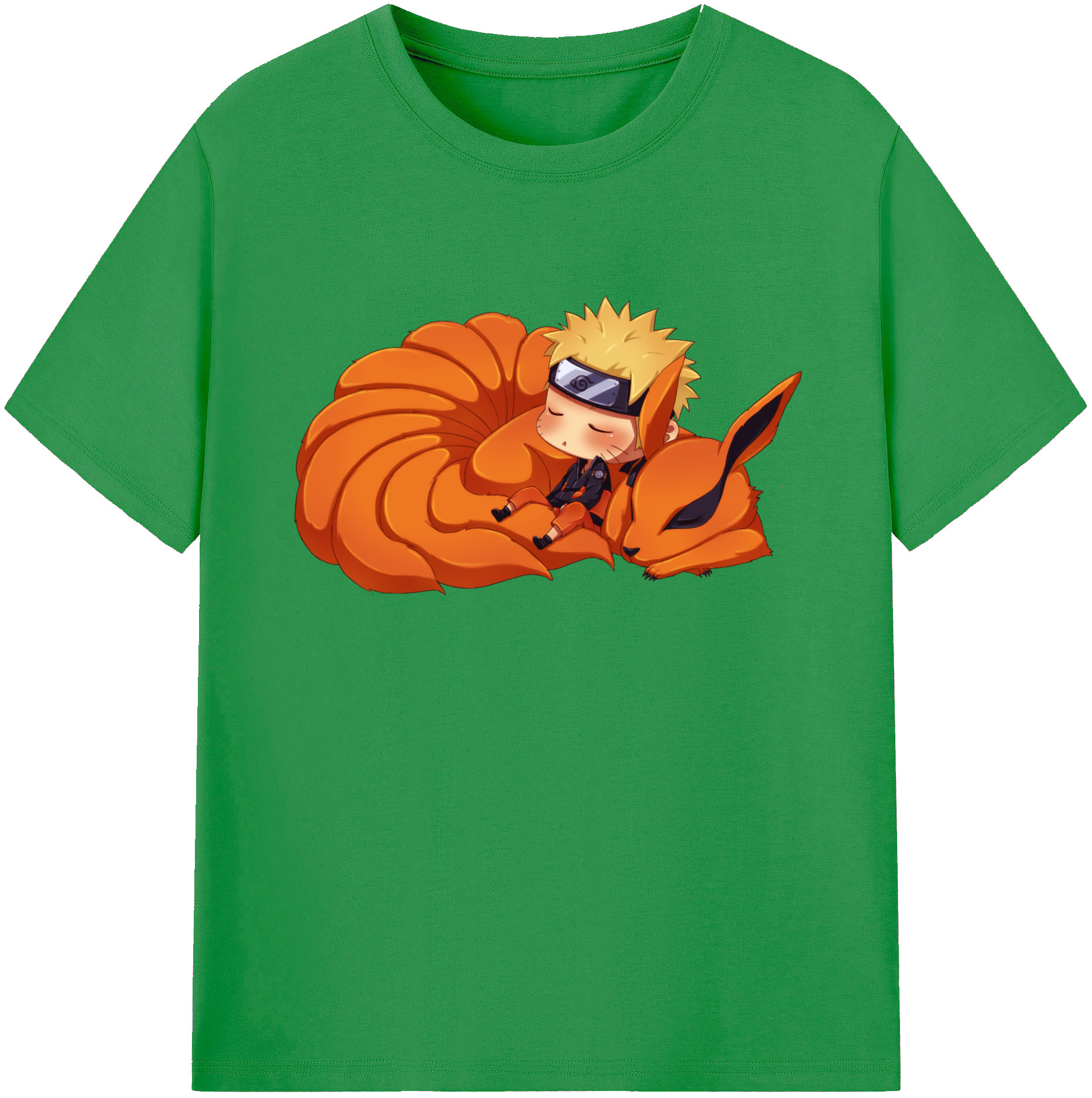 （画像用） NARUTO -ナルト- うずまき ナルト Uzumaki Naruto レディースカジュアルプリントTシャツ（綿100％）