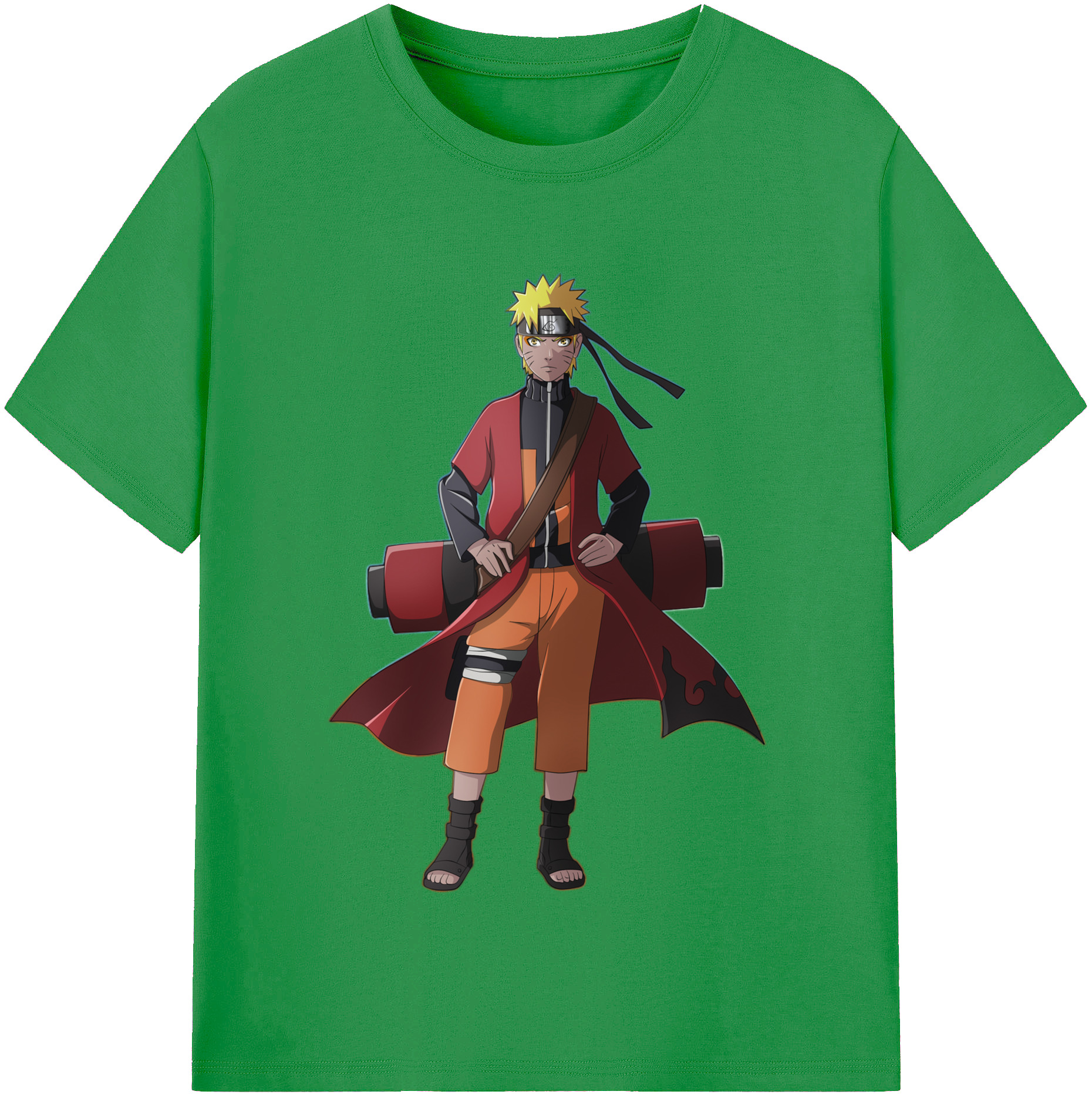 （画像用） NARUTO -ナルト- うずまき ナルト Uzumaki Naruto レディースカジュアルプリントTシャツ（綿100％）