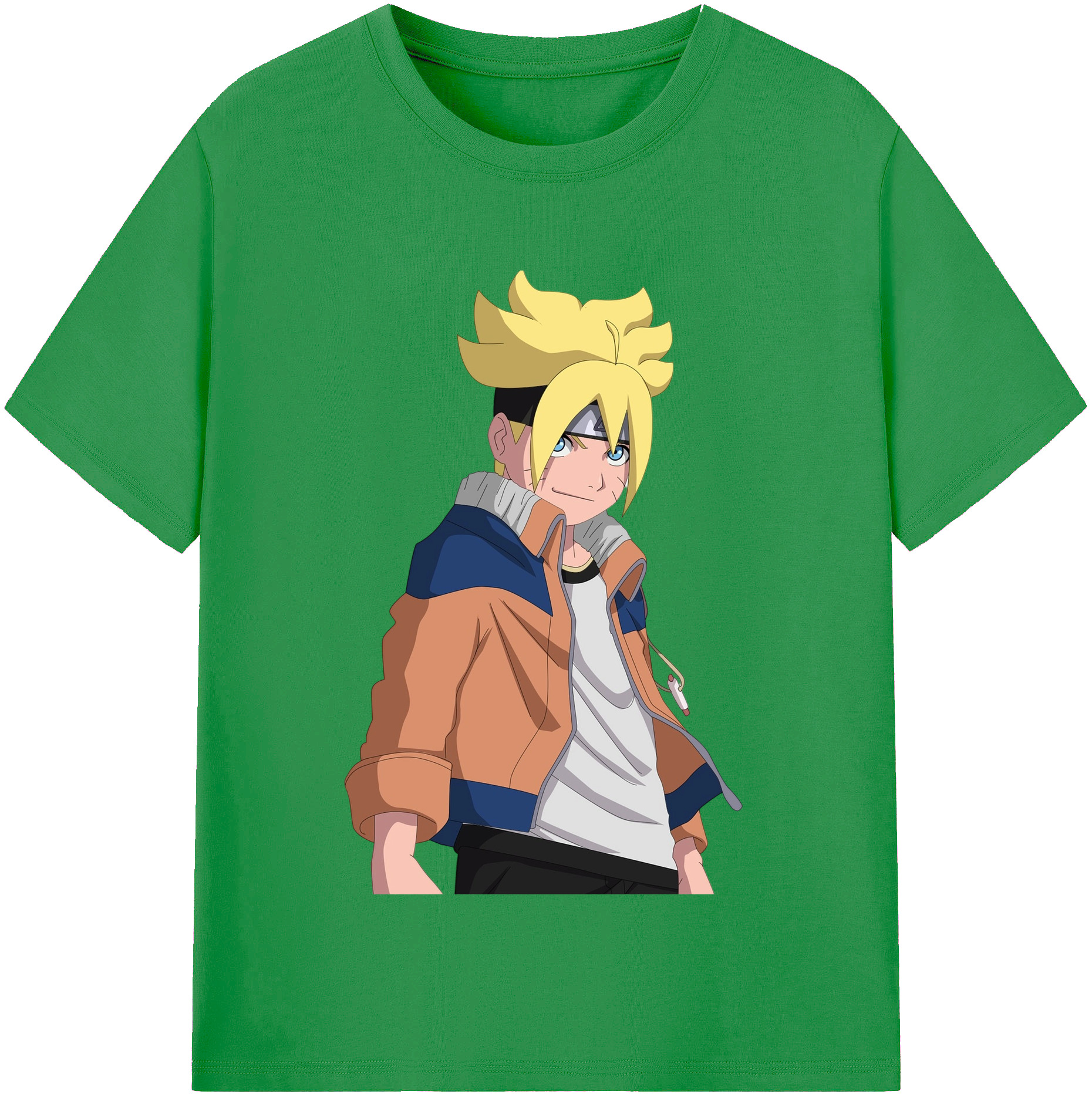 （画像用） NARUTO -ナルト- うずまき ナルト Uzumaki Naruto レディースカジュアルプリントTシャツ（綿100％）