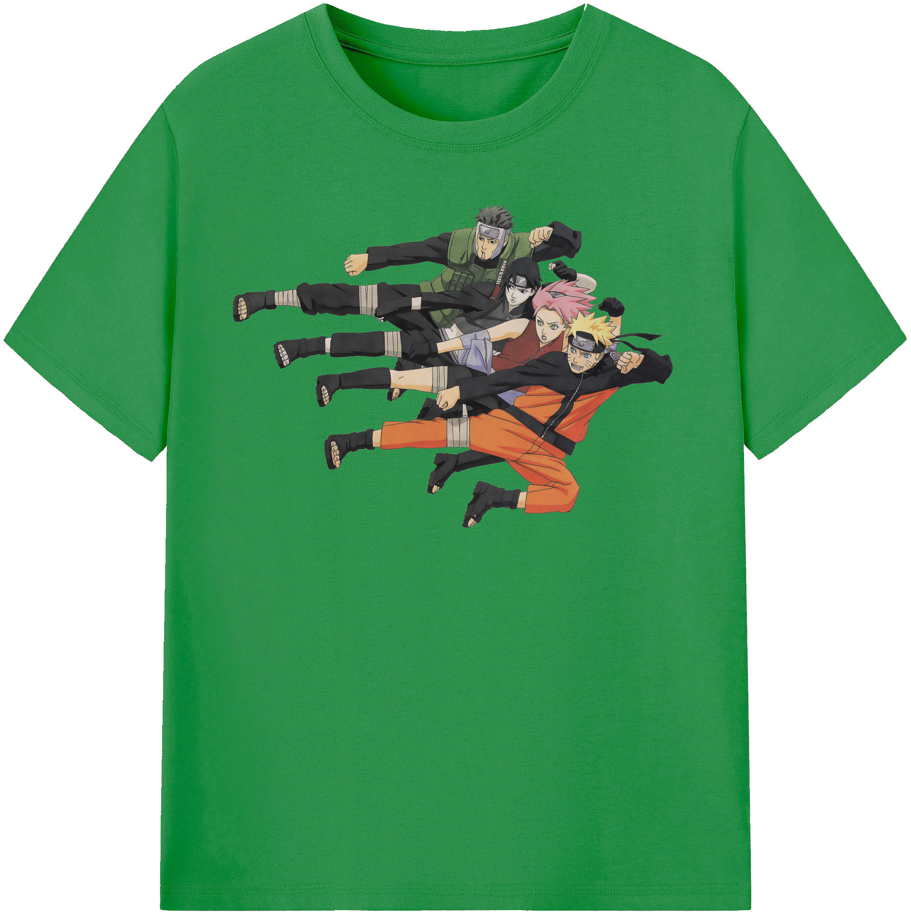（画像用） NARUTO -ナルト- うずまき ナルト Uzumaki Naruto レディースカジュアルプリントTシャツ（綿100％）