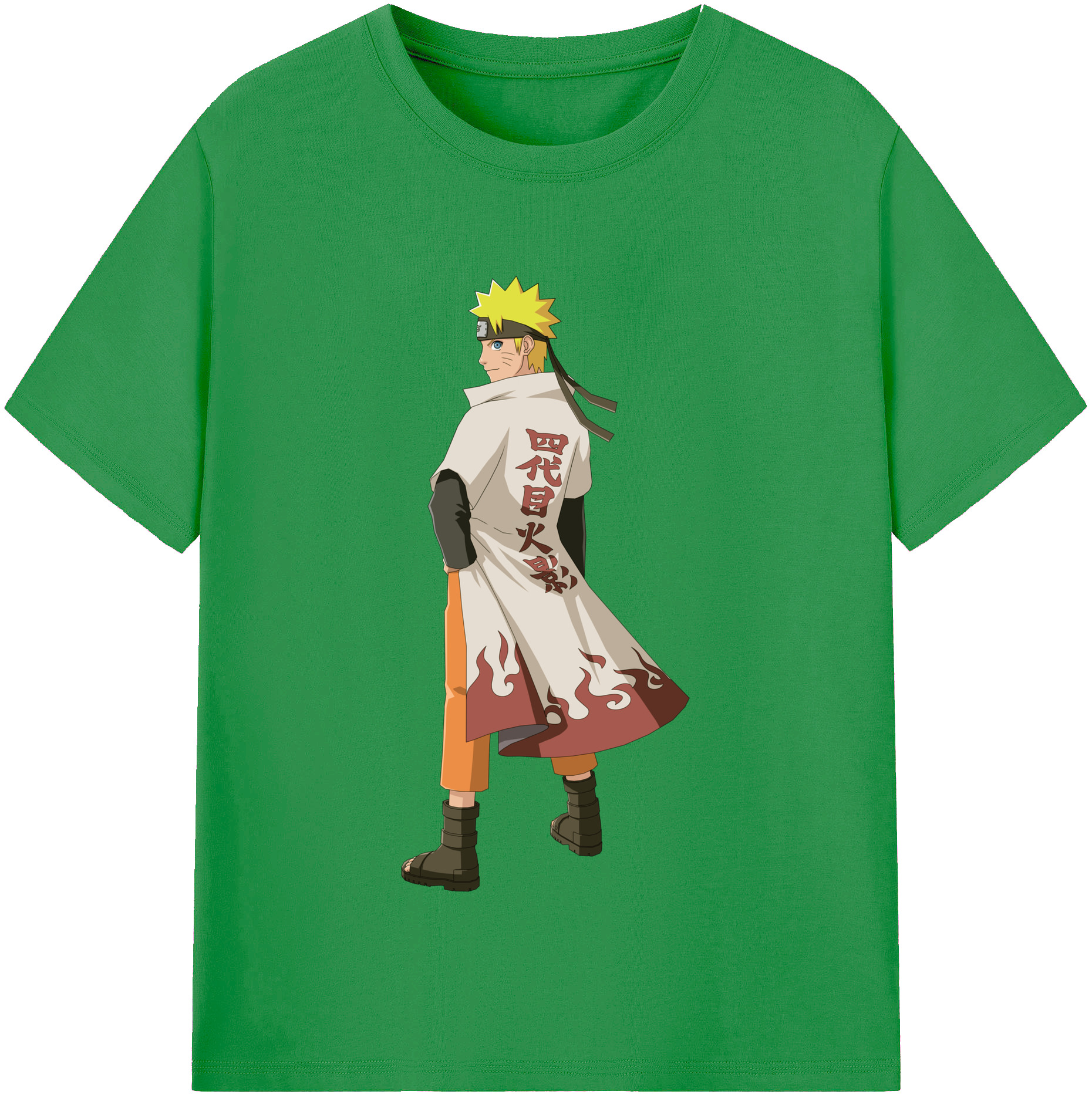 （画像用） NARUTO -ナルト- うずまき ナルト Uzumaki Naruto レディースカジュアルプリントTシャツ（綿100％）