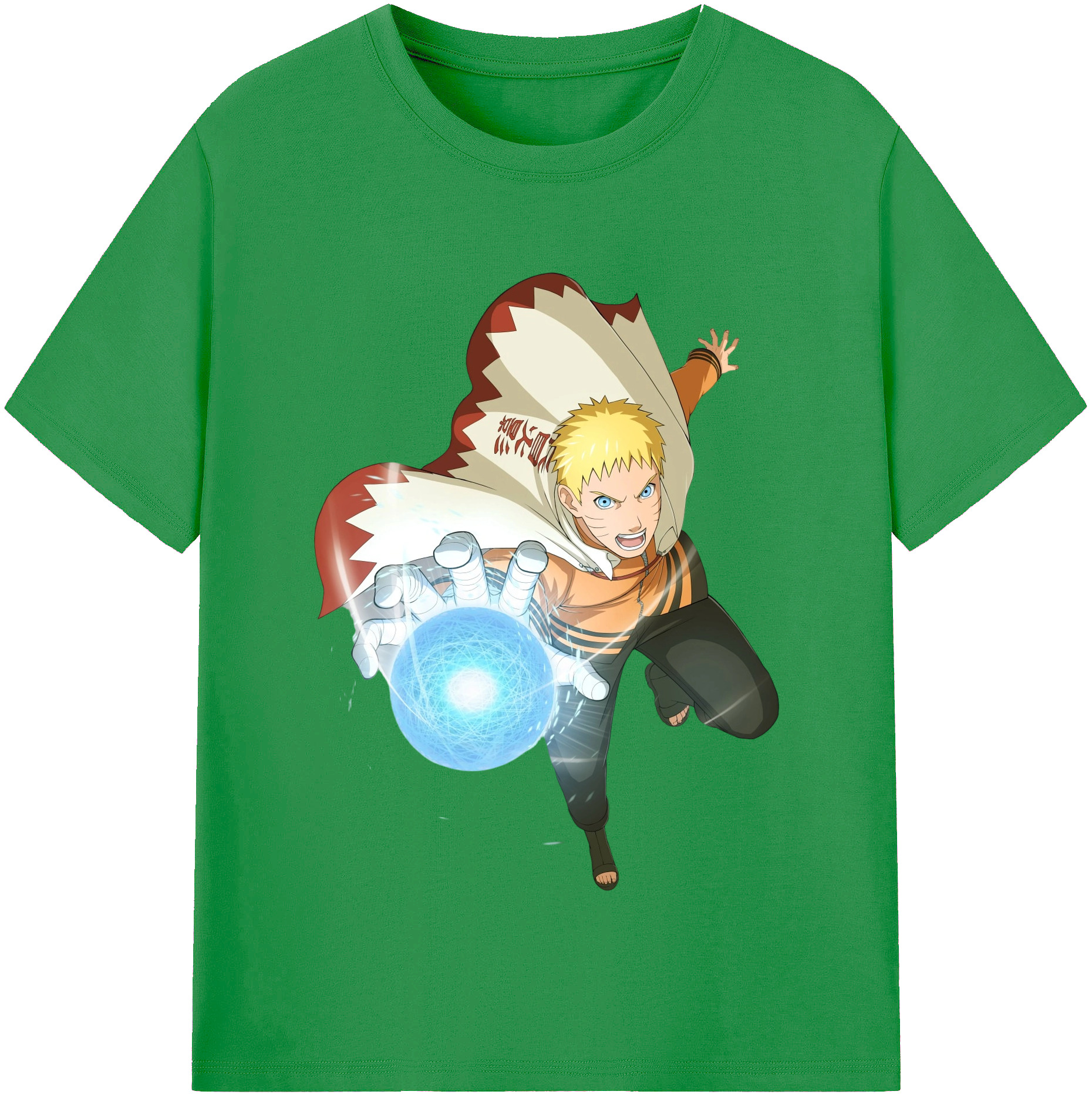 （画像用） NARUTO -ナルト- うずまき ナルト Uzumaki Naruto レディースカジュアルプリントTシャツ（綿100％）