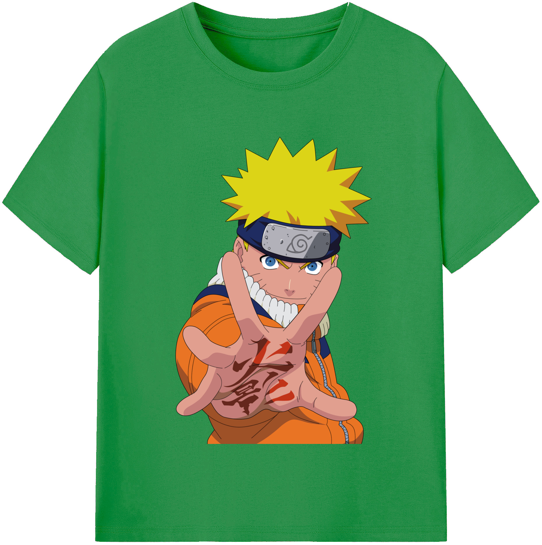 （画像用） NARUTO -ナルト- うずまき ナルト Uzumaki Naruto レディースカジュアルプリントTシャツ（綿100％）