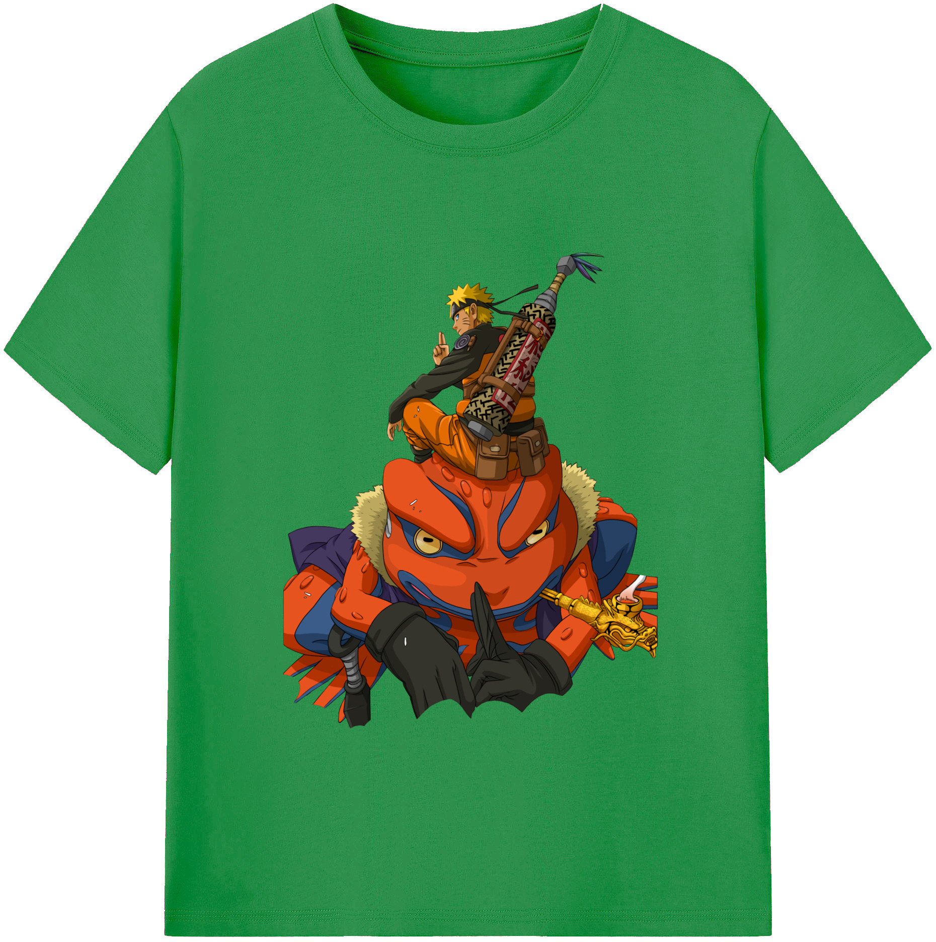 （画像用） NARUTO -ナルト- うずまき ナルト Uzumaki Naruto レディースカジュアルプリントTシャツ（綿100％）