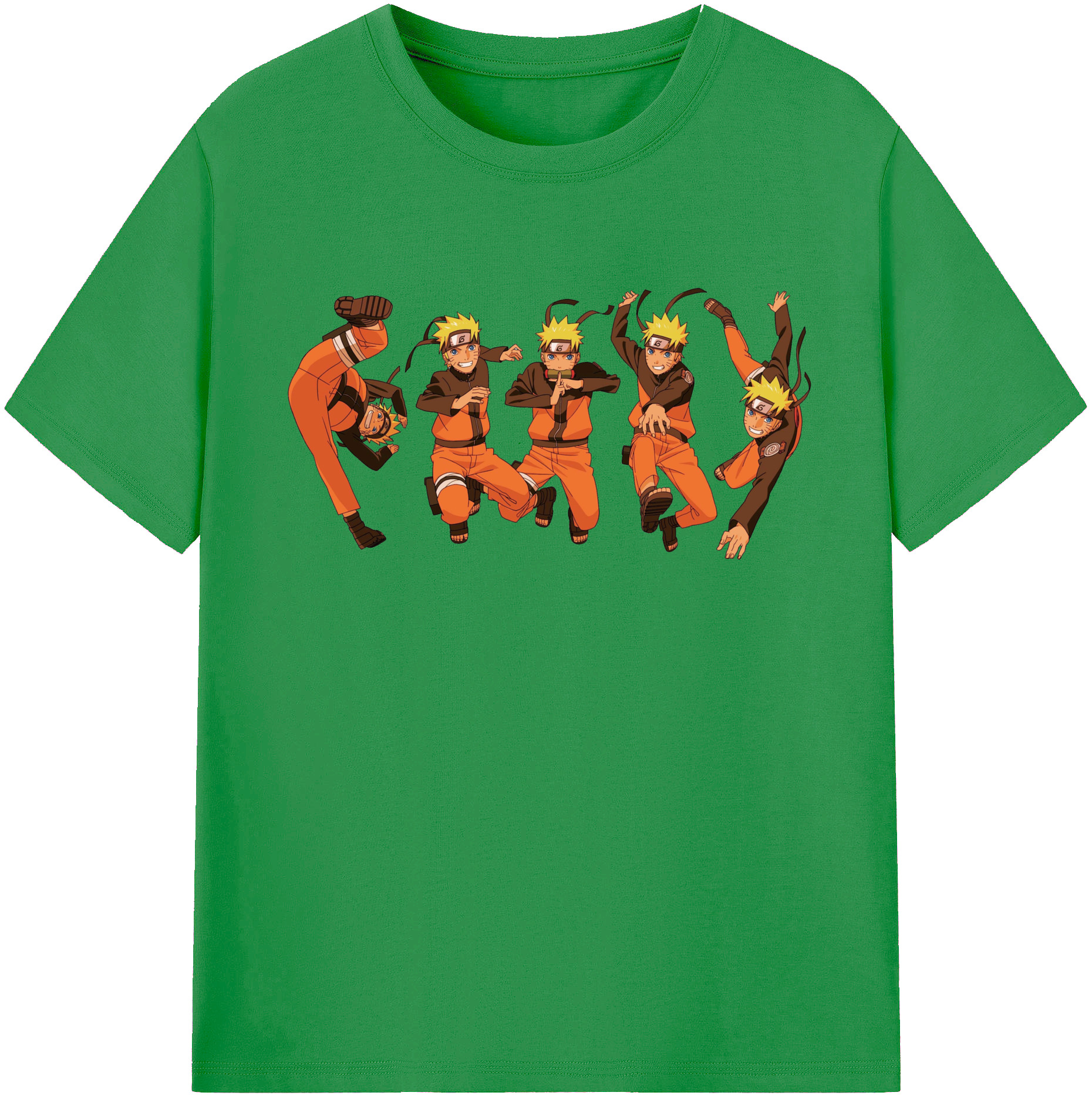 （画像用） NARUTO -ナルト- うずまき ナルト Uzumaki Naruto レディースカジュアルプリントTシャツ（綿100％）
