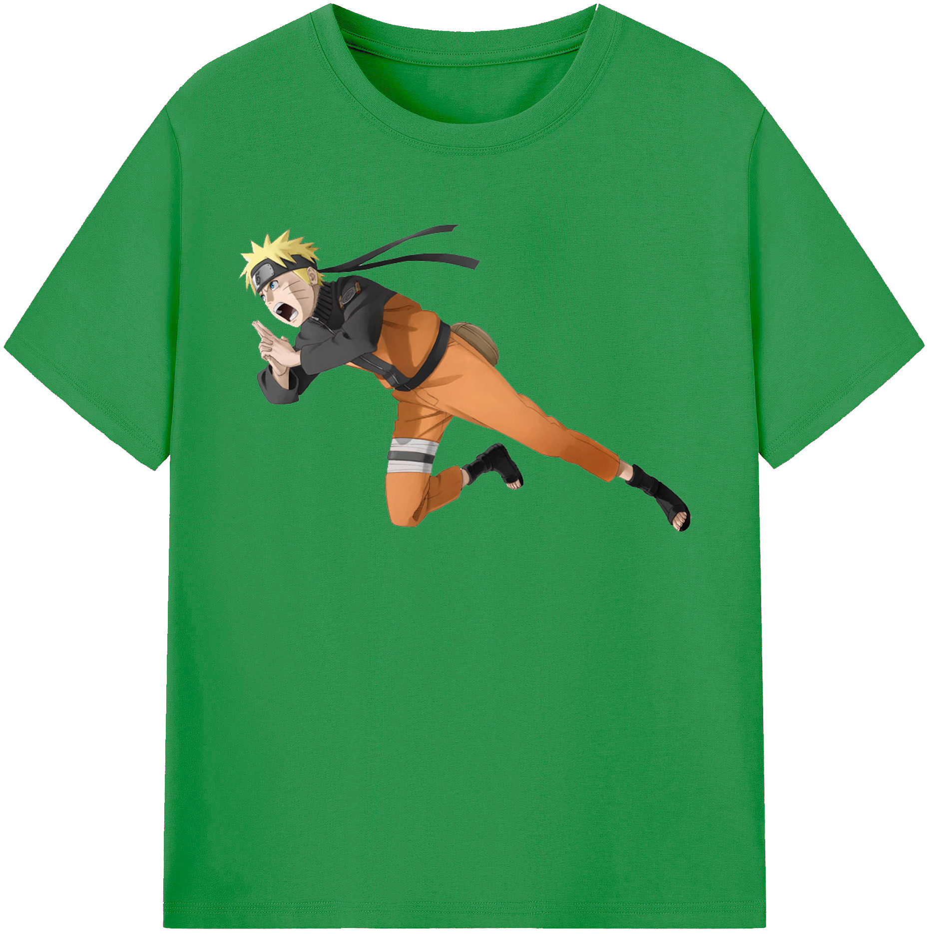 （画像用） NARUTO -ナルト- うずまき ナルト Uzumaki Naruto レディースカジュアルプリントTシャツ（綿100％）