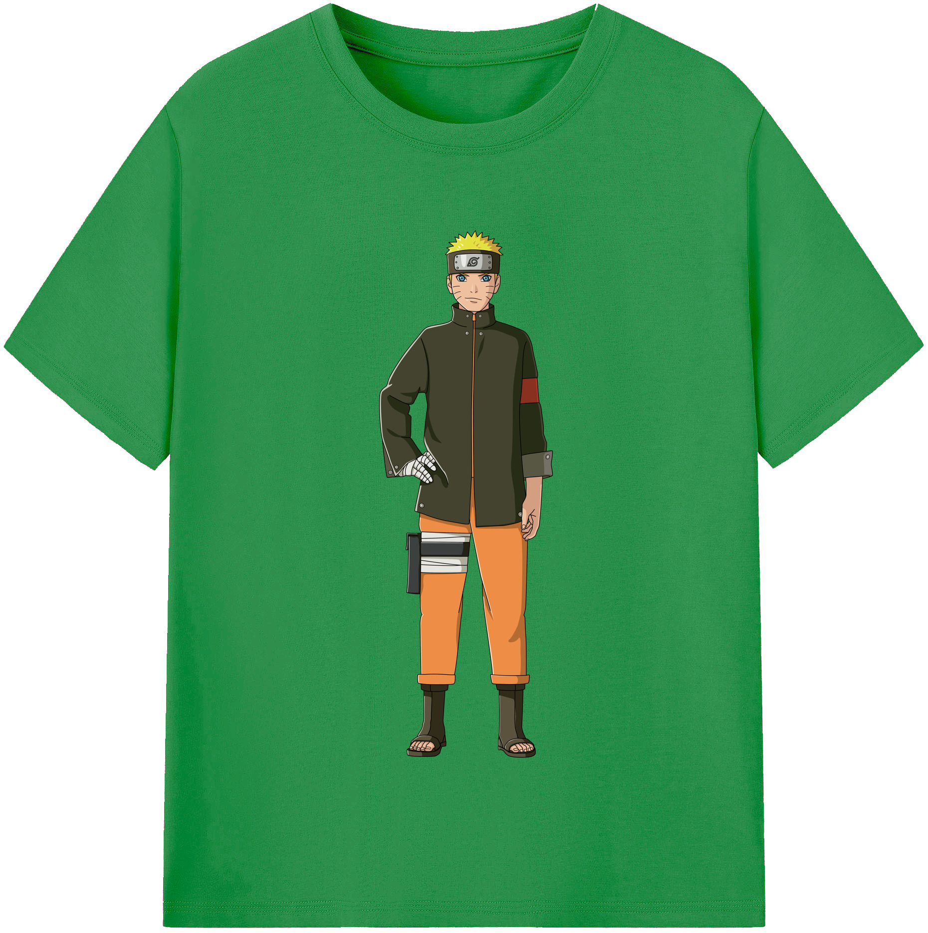 （画像用） NARUTO -ナルト- うずまき ナルト Uzumaki Naruto レディースカジュアルプリントTシャツ（綿100％）