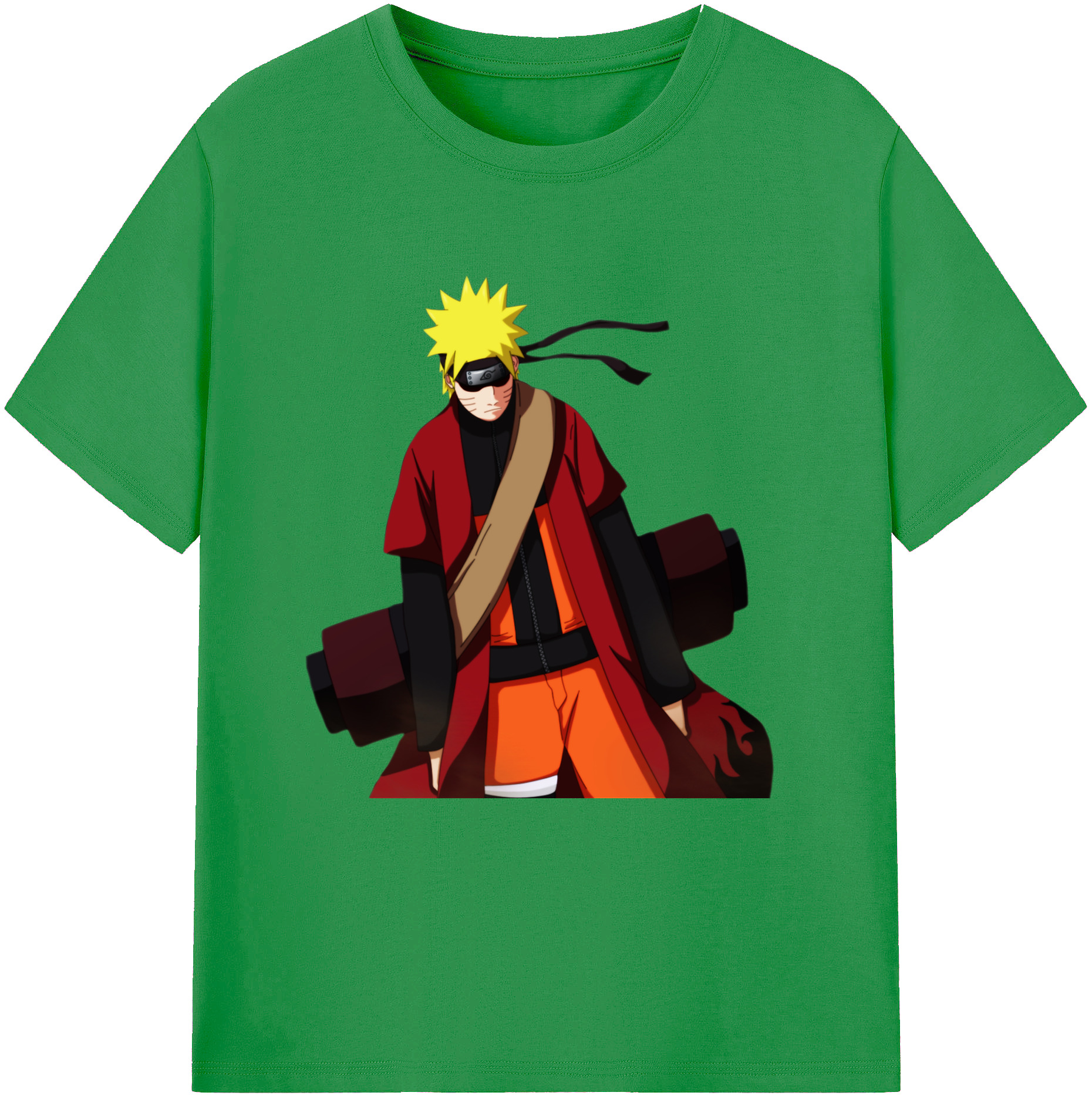 （画像用） NARUTO -ナルト- うずまき ナルト Uzumaki Naruto レディースカジュアルプリントTシャツ（綿100％）