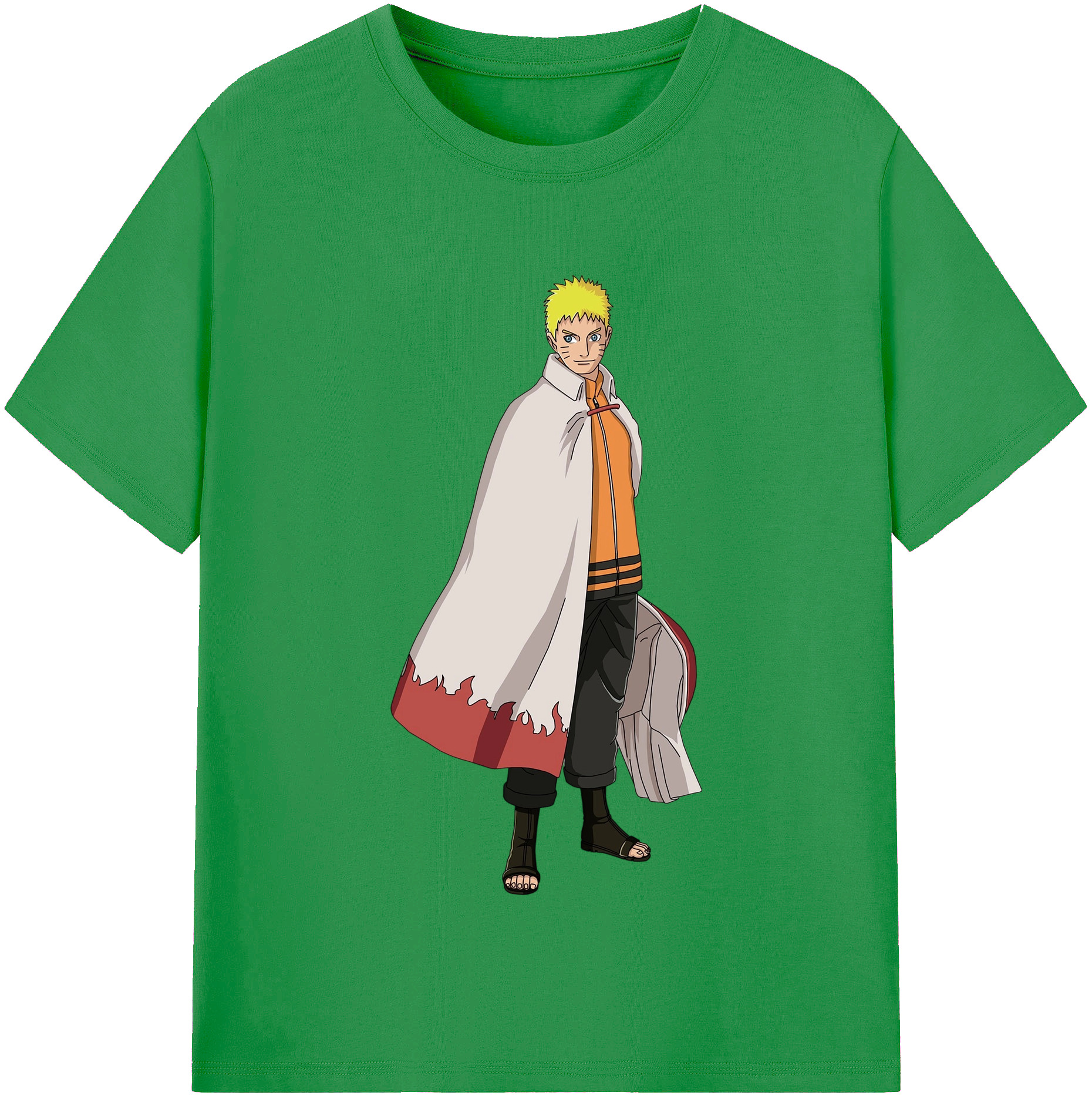 （画像用） NARUTO -ナルト- うずまき ナルト Uzumaki Naruto レディースカジュアルプリントTシャツ（綿100％）