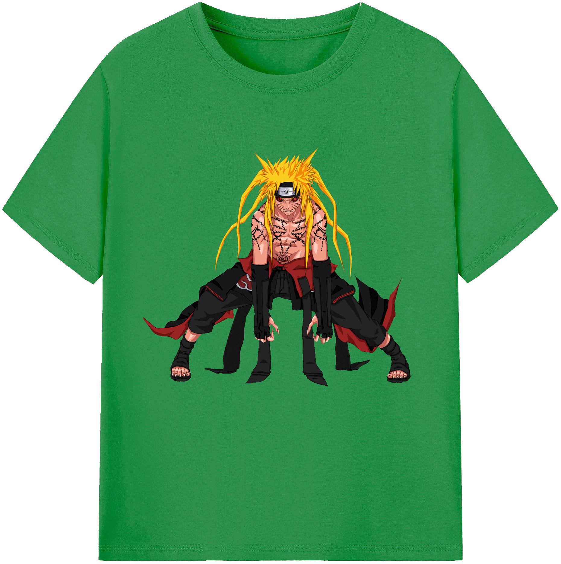 （画像用） NARUTO -ナルト- うずまき ナルト Uzumaki Naruto レディースカジュアルプリントTシャツ（綿100％）