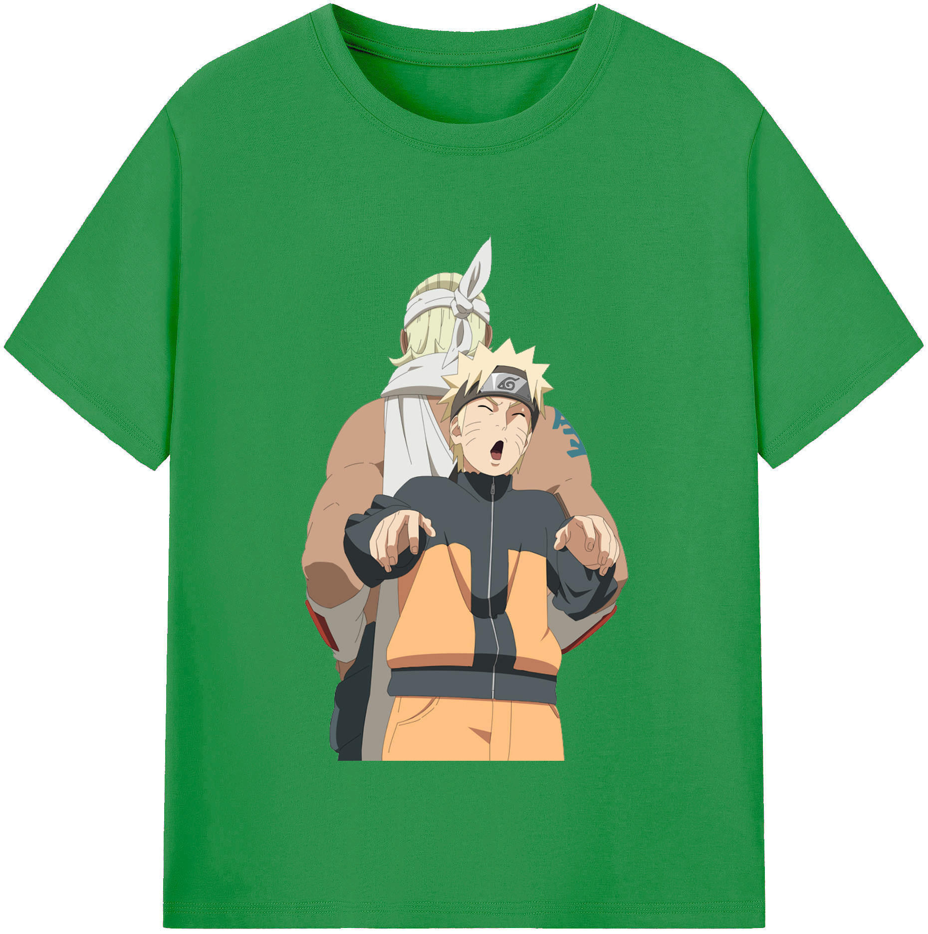 （画像用） NARUTO -ナルト- うずまき ナルト Uzumaki Naruto レディースカジュアルプリントTシャツ（綿100％）
