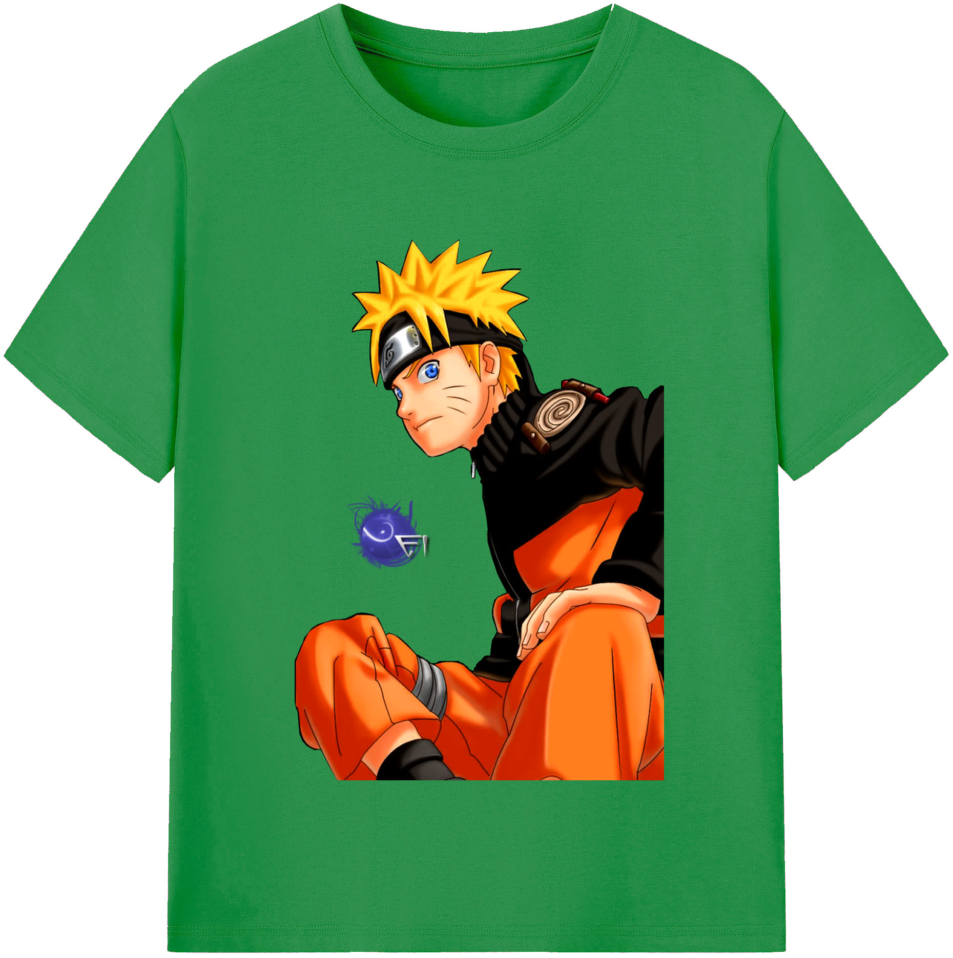（画像用） NARUTO -ナルト- うずまき ナルト Uzumaki Naruto レディースカジュアルプリントTシャツ（綿100％）