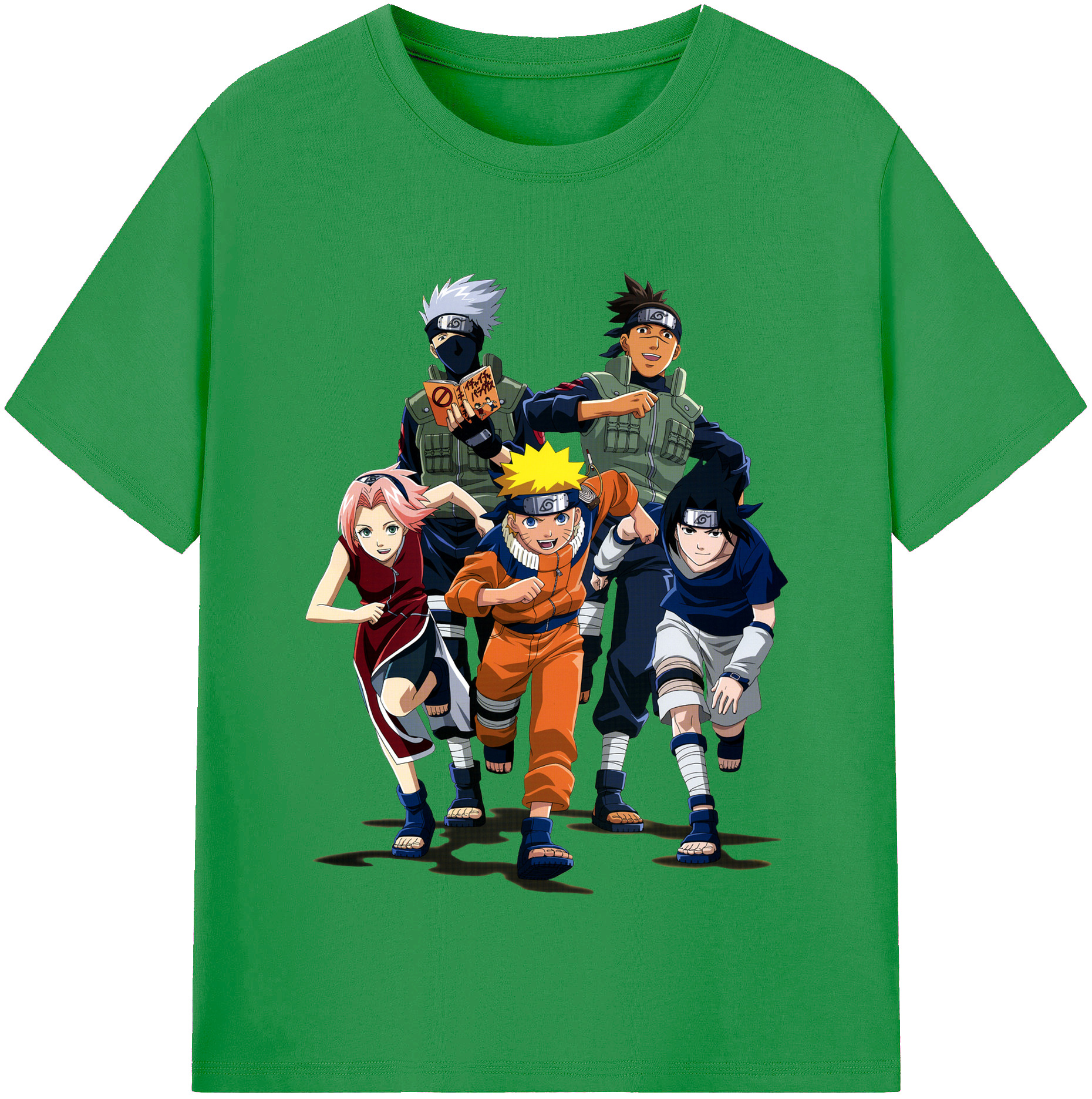 （画像用） NARUTO -ナルト- うずまき ナルト Uzumaki Naruto レディースカジュアルプリントTシャツ（綿100％）
