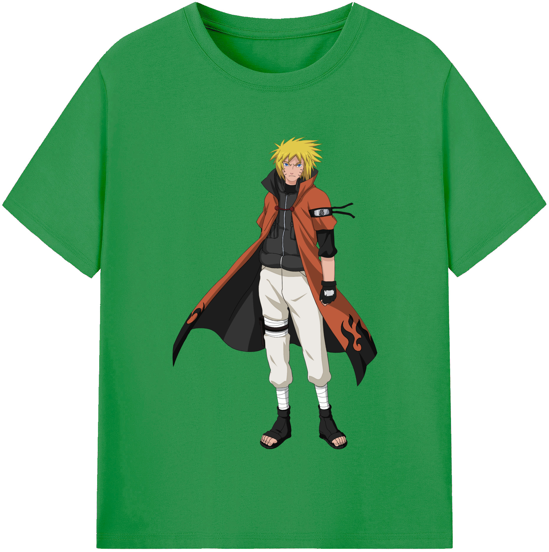 （画像用） NARUTO -ナルト- うずまき ナルト Uzumaki Naruto レディースカジュアルプリントTシャツ（綿100％）