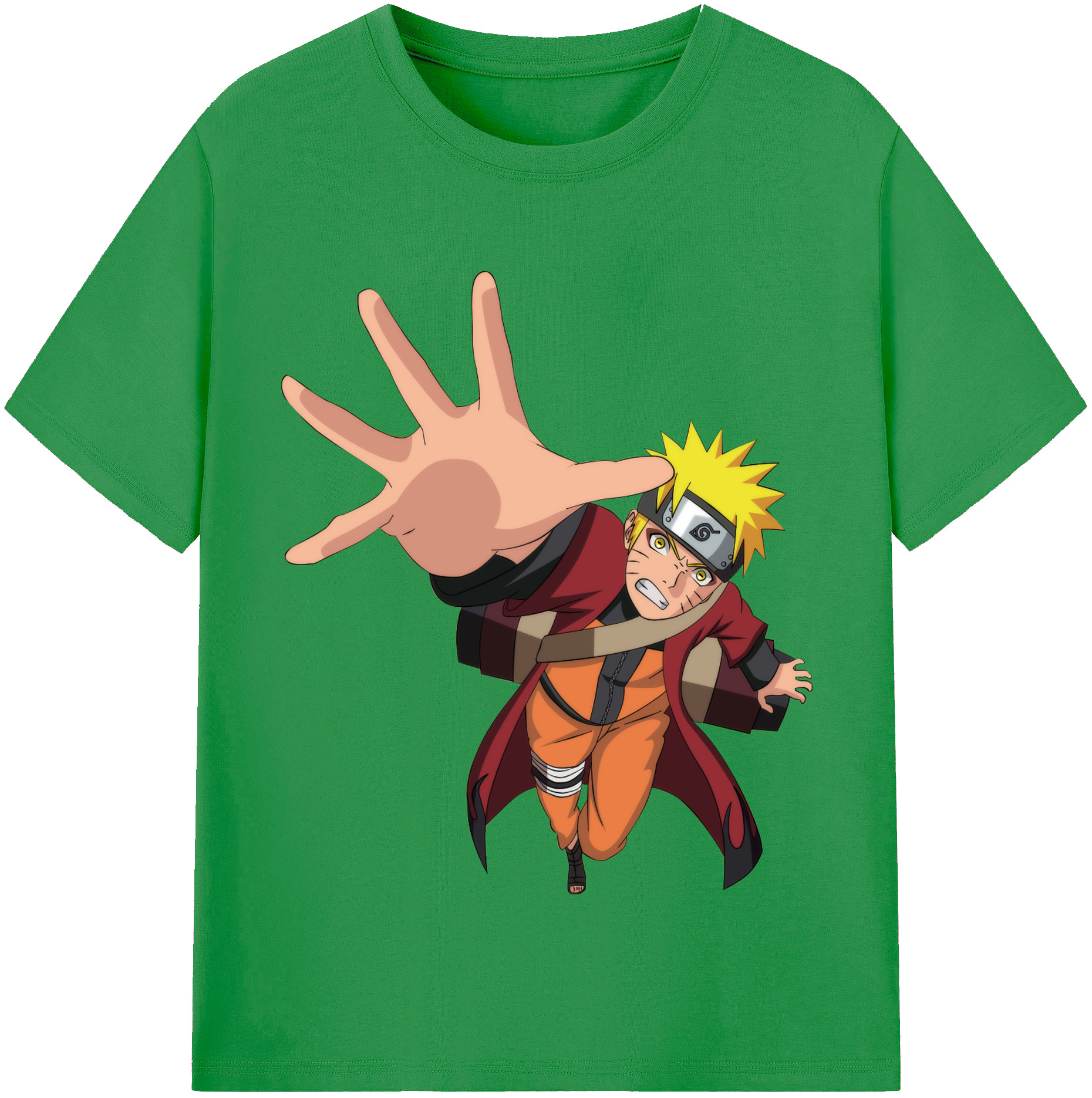 （画像用） NARUTO -ナルト- うずまき ナルト Uzumaki Naruto レディースカジュアルプリントTシャツ（綿100％）