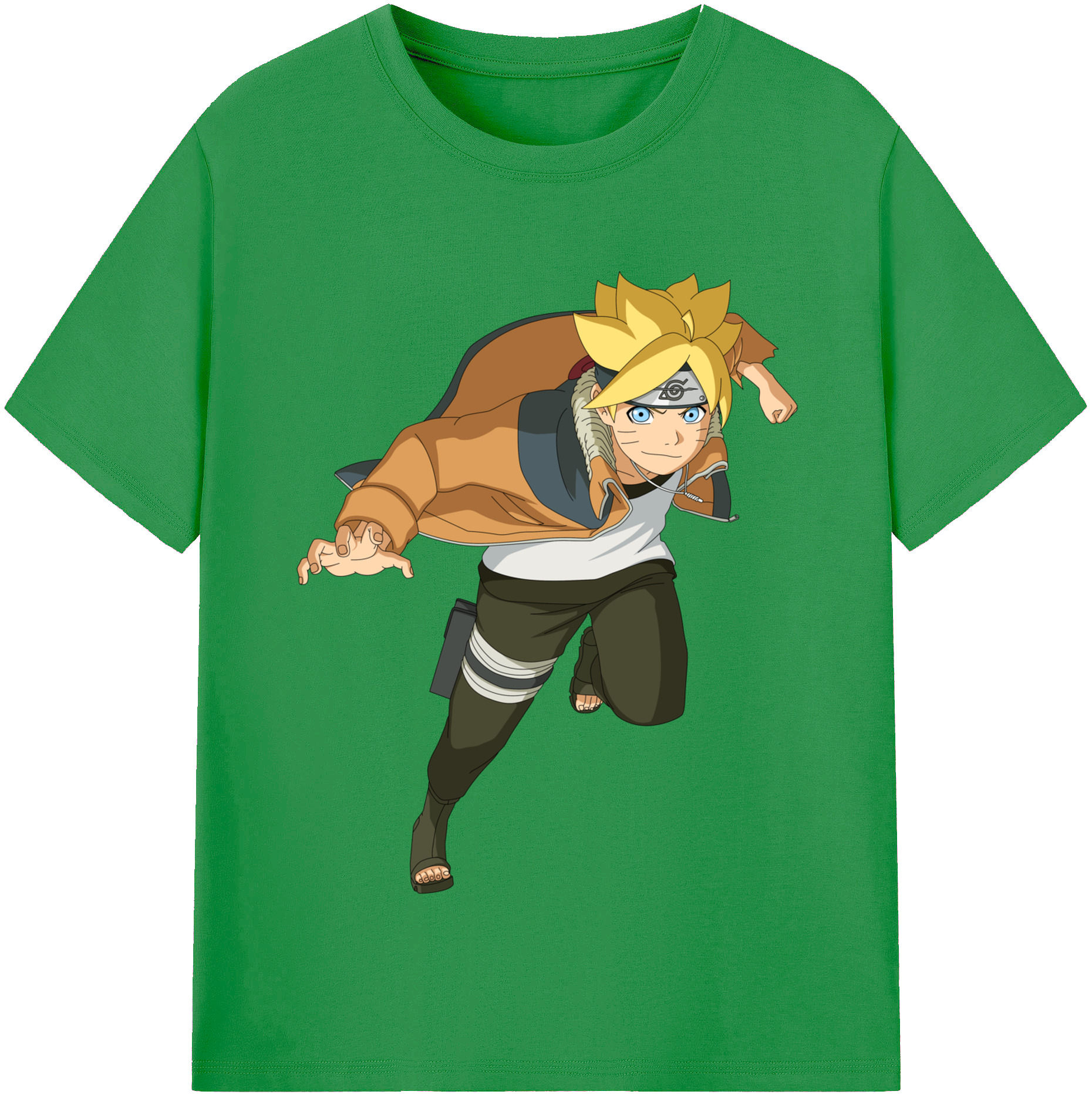 （画像用） NARUTO -ナルト- うずまき ナルト Uzumaki Naruto レディースカジュアルプリントTシャツ（綿100％）