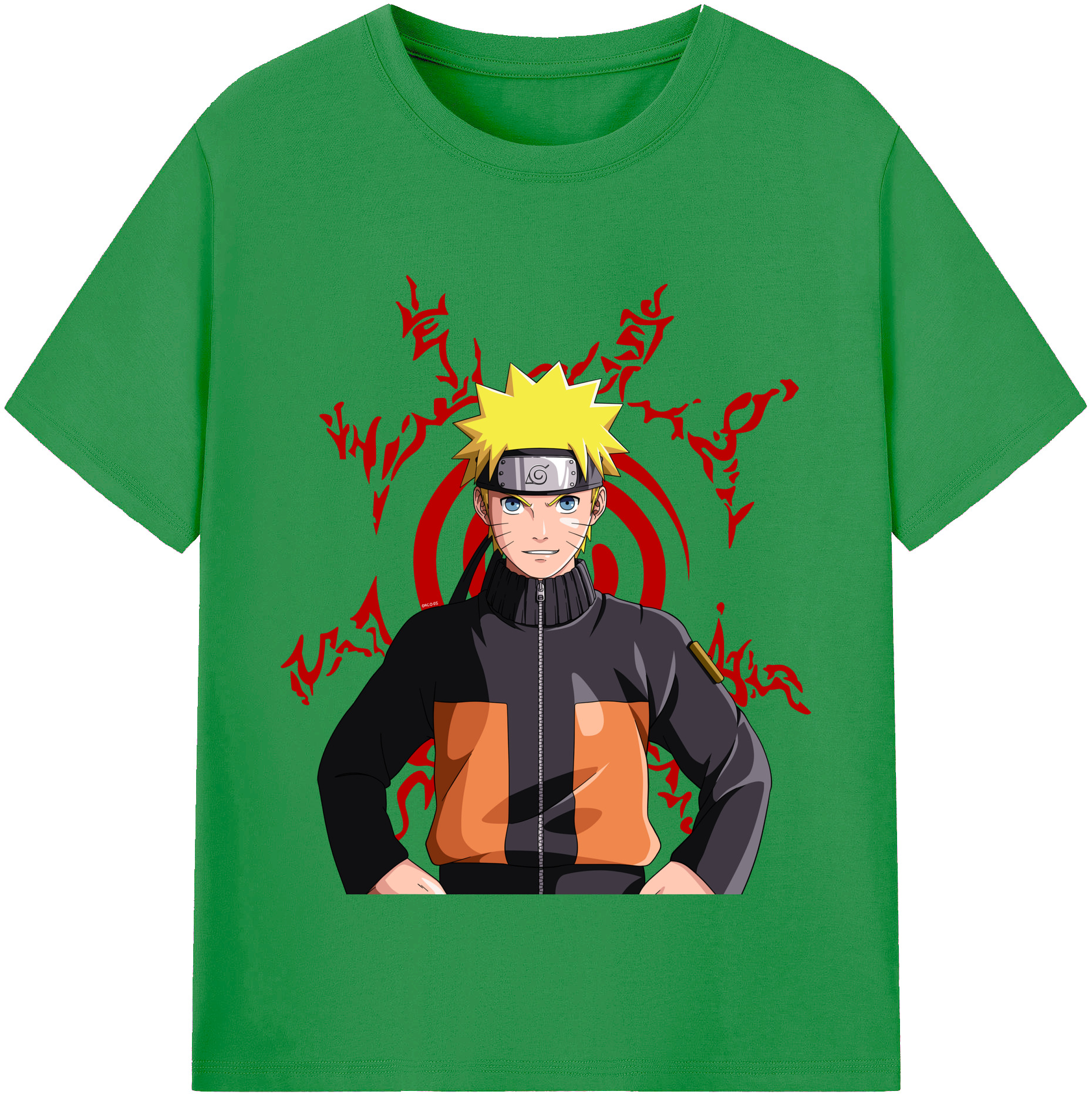 （画像用） NARUTO -ナルト- うずまき ナルト Uzumaki Naruto レディースカジュアルプリントTシャツ（綿100％）