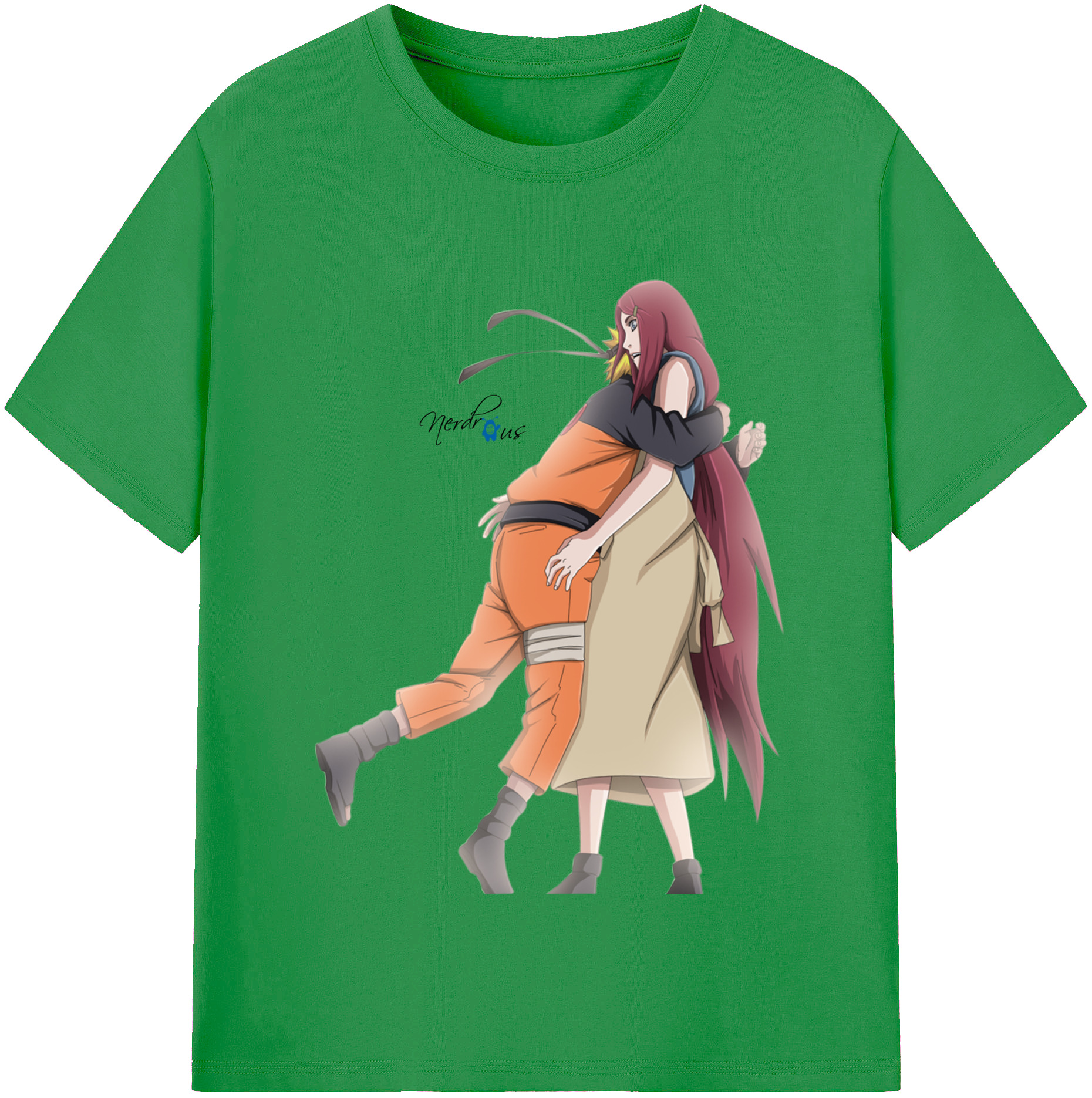 （画像用） NARUTO -ナルト- うずまき ナルト Uzumaki Naruto レディースカジュアルプリントTシャツ（綿100％）