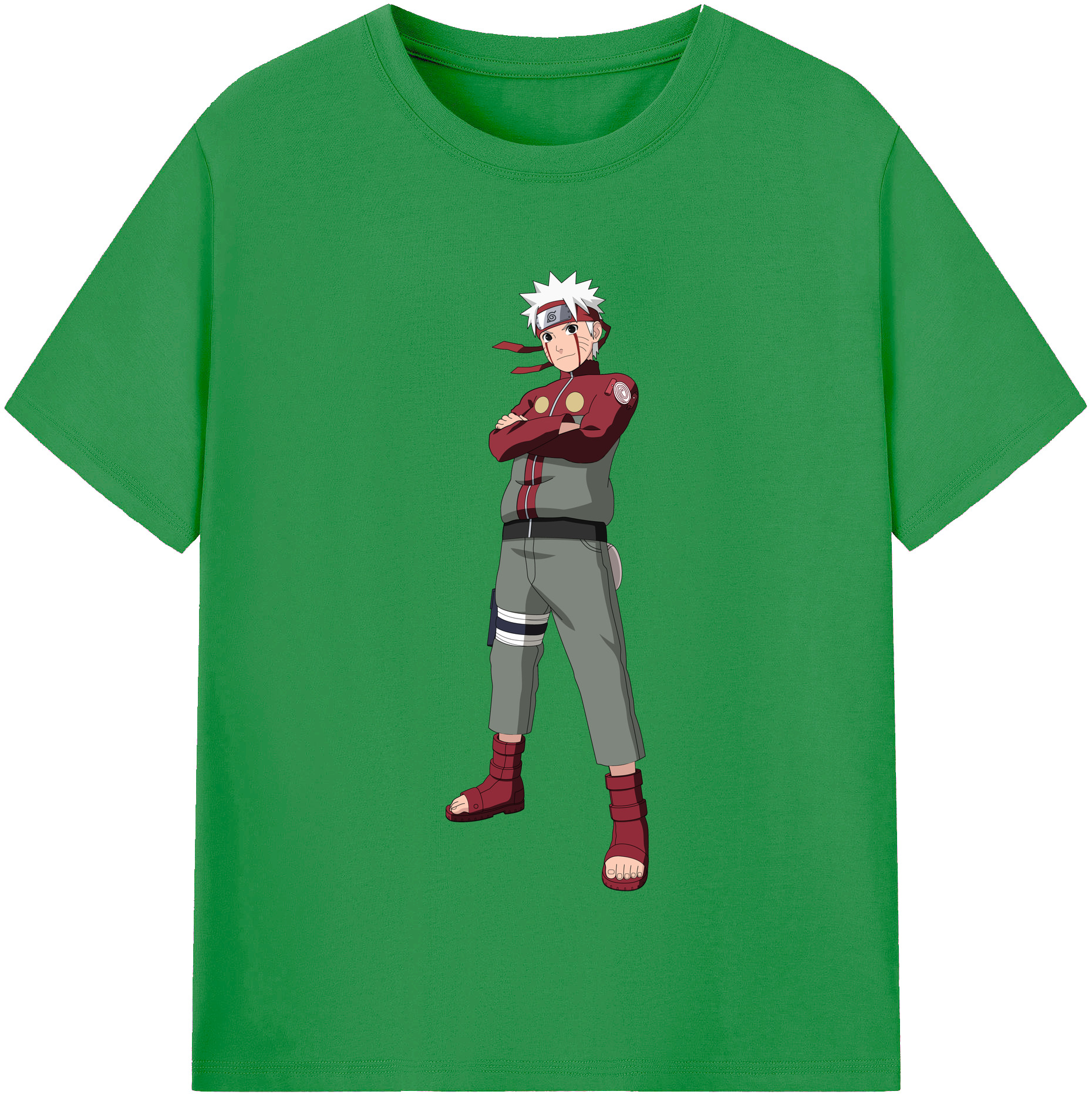 （画像用） NARUTO -ナルト- うずまき ナルト Uzumaki Naruto レディースカジュアルプリントTシャツ（綿100％）