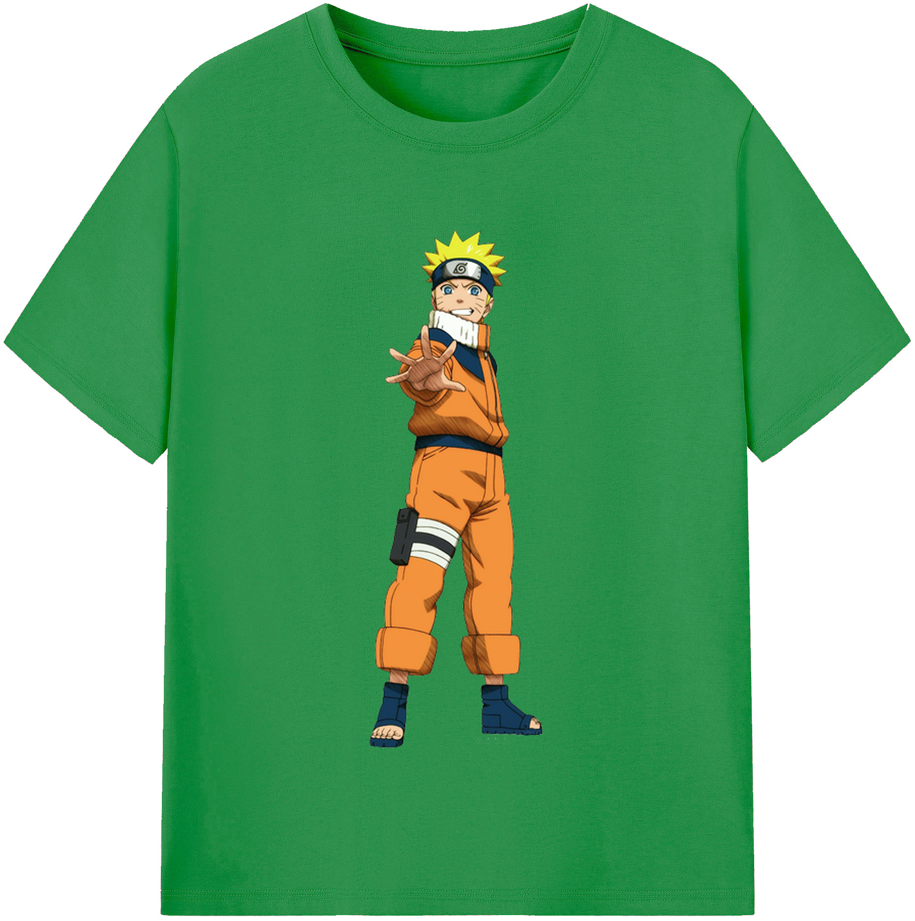 （画像用） NARUTO -ナルト- うずまき ナルト Uzumaki Naruto レディースカジュアルプリントTシャツ（綿100％）